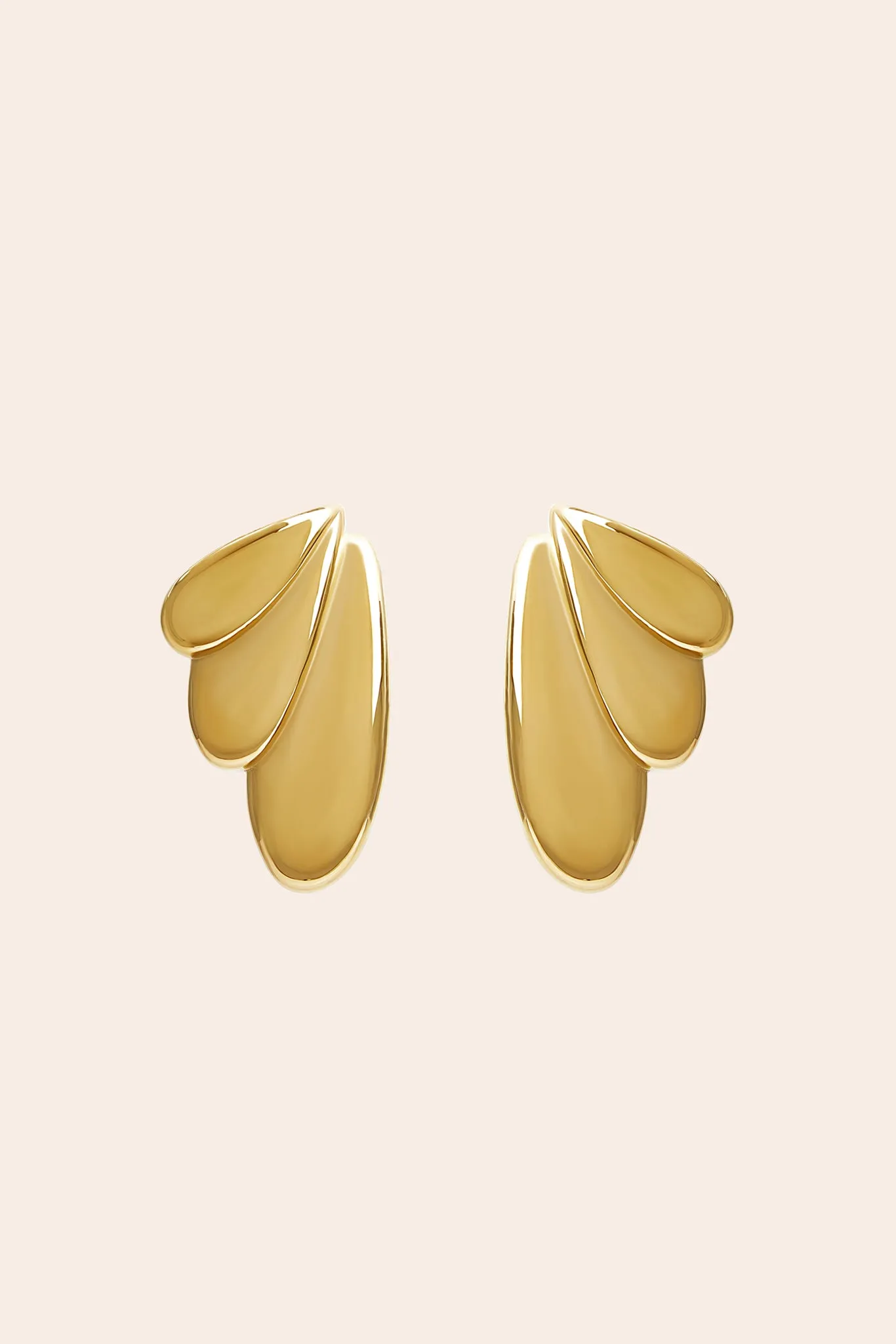 Seville Earrings - Gold sold by Birdy Grey