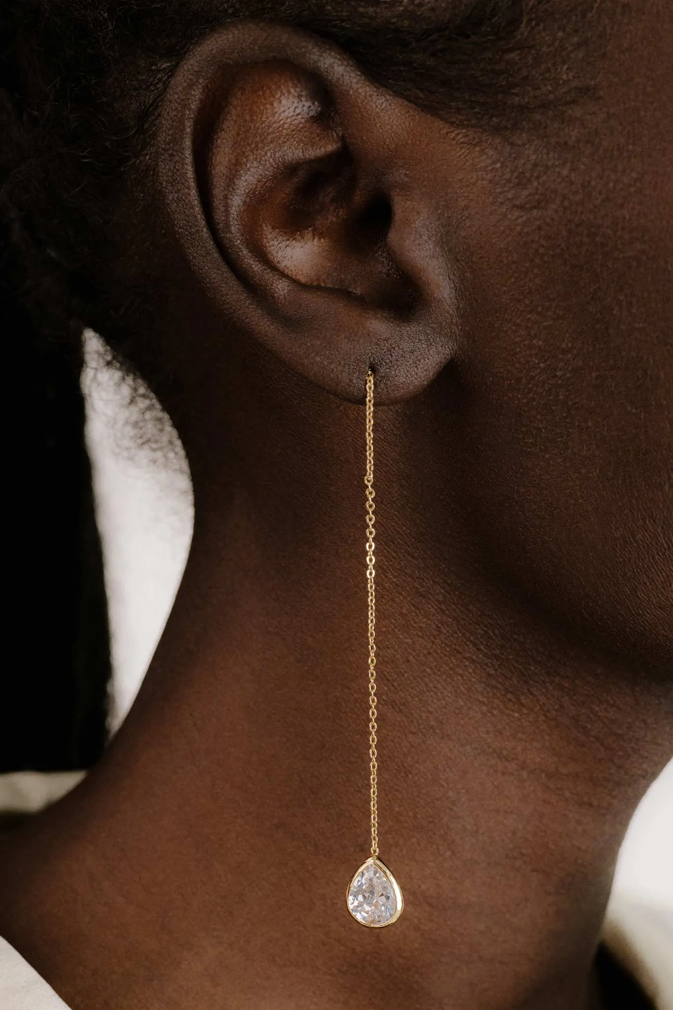 Saint Tropez Earrings - Clear Crystal sold by Birdy Grey product image thumbnail 2