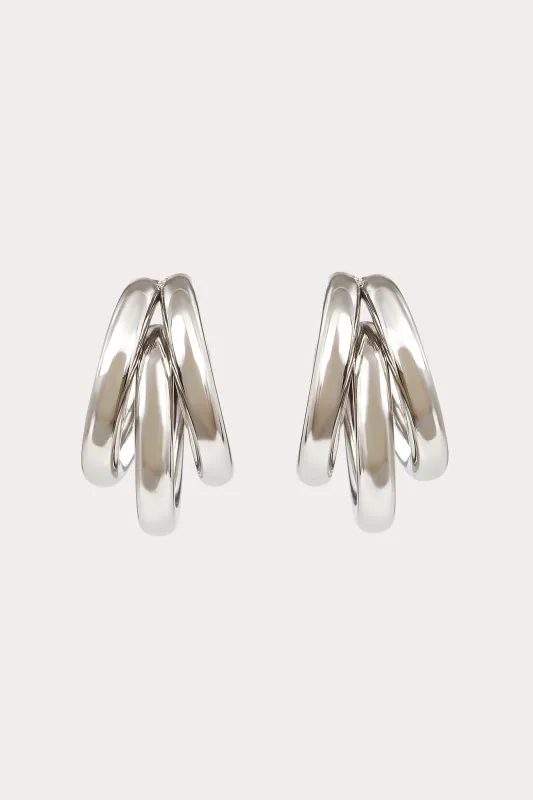 Shoreditch Earrings - Silver sold by Birdy Grey