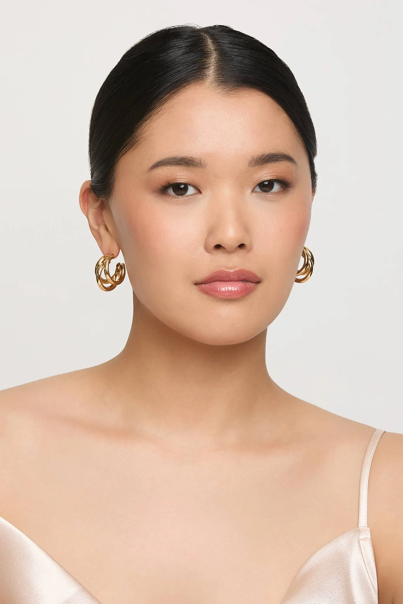 Shoreditch Earrings - Gold sold by Birdy Grey product image thumbnail 2