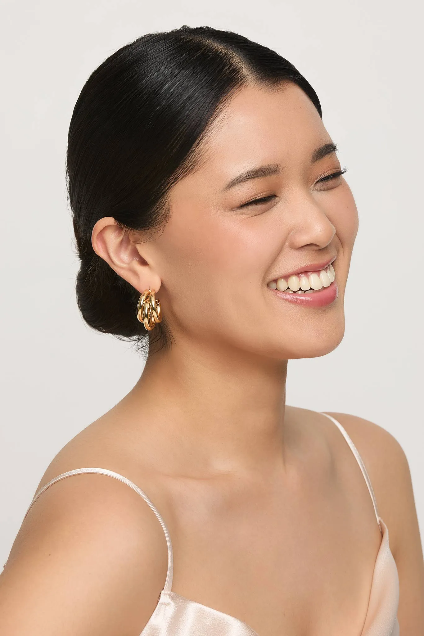 Shoreditch Earrings - Gold sold by Birdy Grey product image thumbnail 4