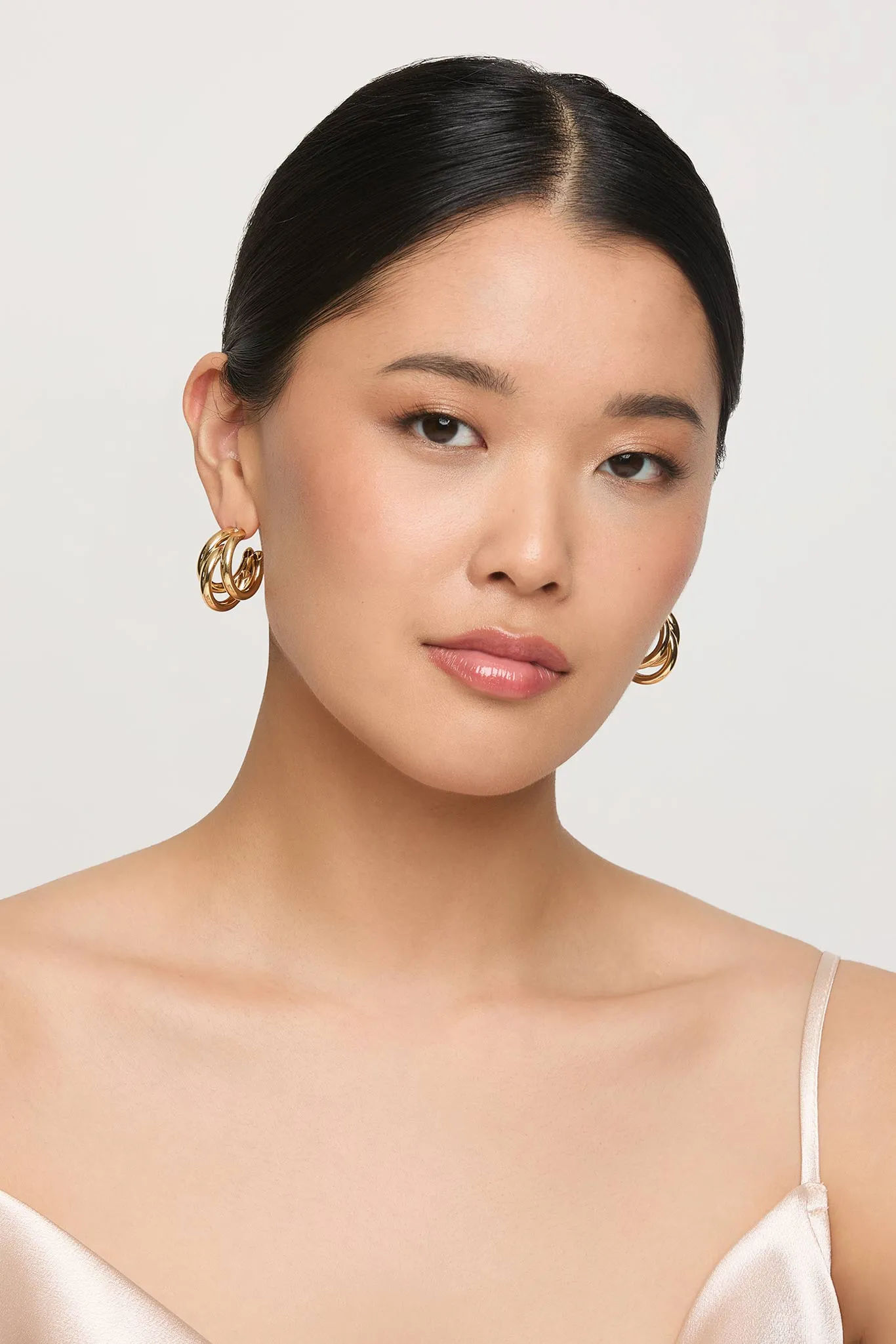 Shoreditch Earrings - Gold sold by Birdy Grey product image thumbnail 3