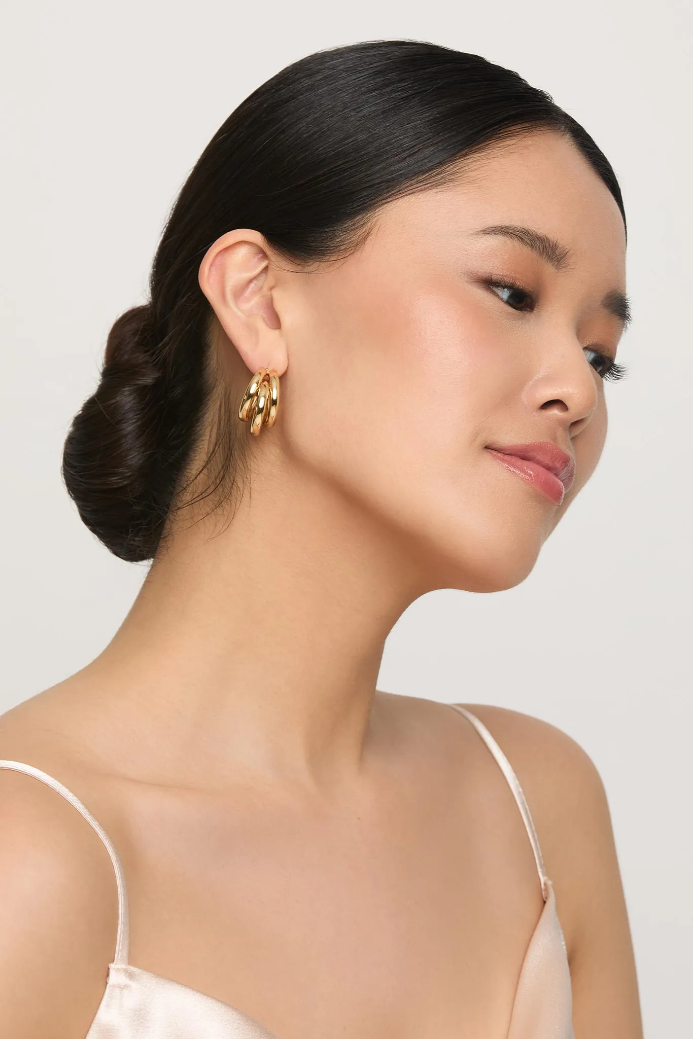 Shoreditch Earrings - Gold sold by Birdy Grey product image thumbnail 5