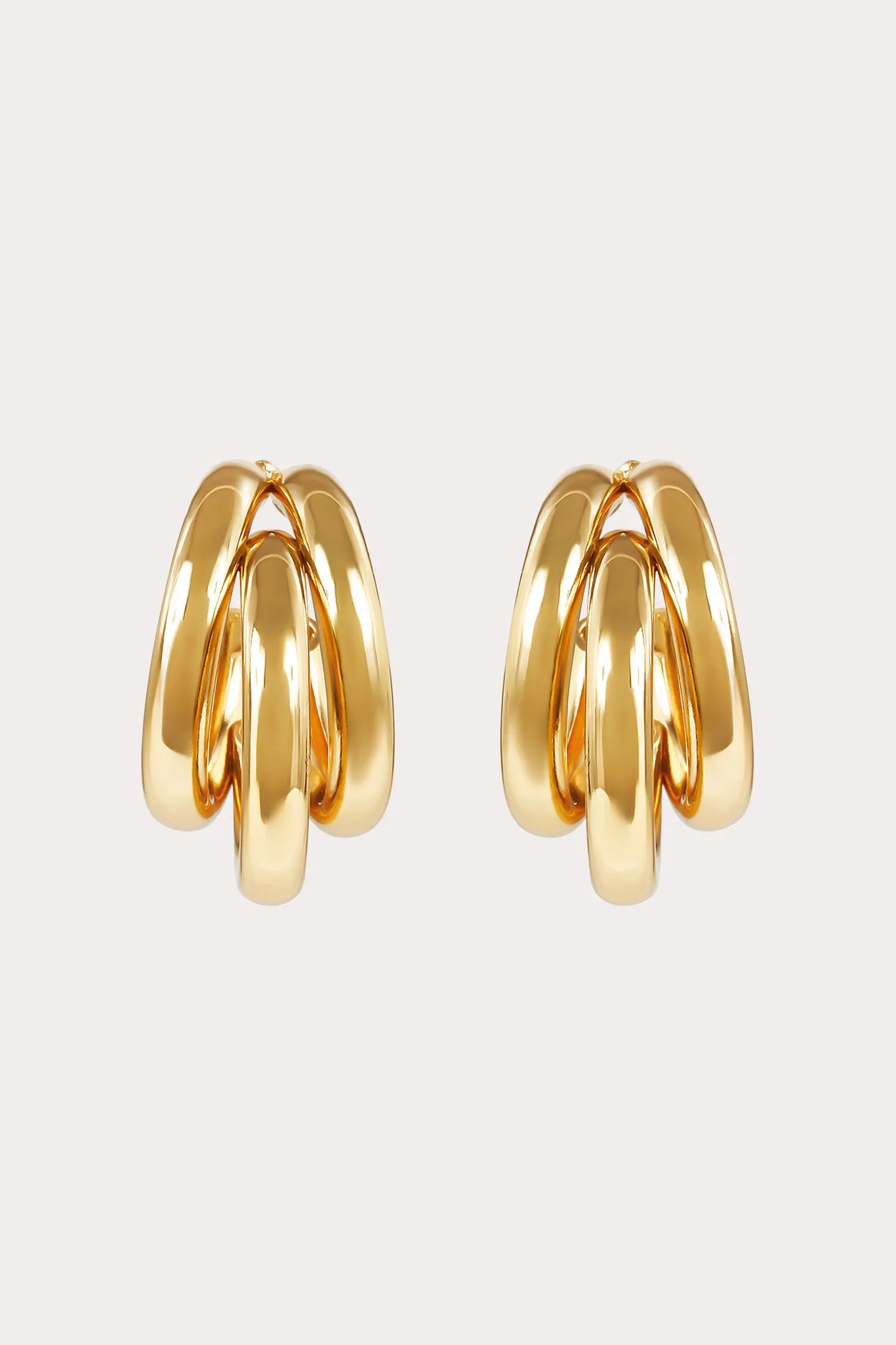Shoreditch Earrings - Gold sold by Birdy Grey
