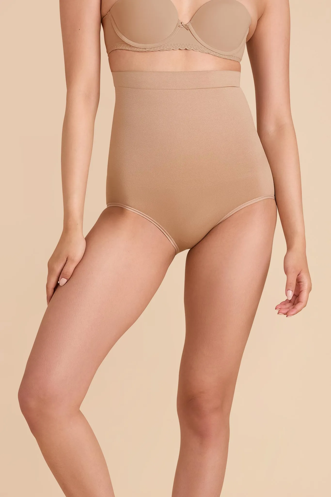 Avery Shapewear Brief - Almond sold by Birdy Grey