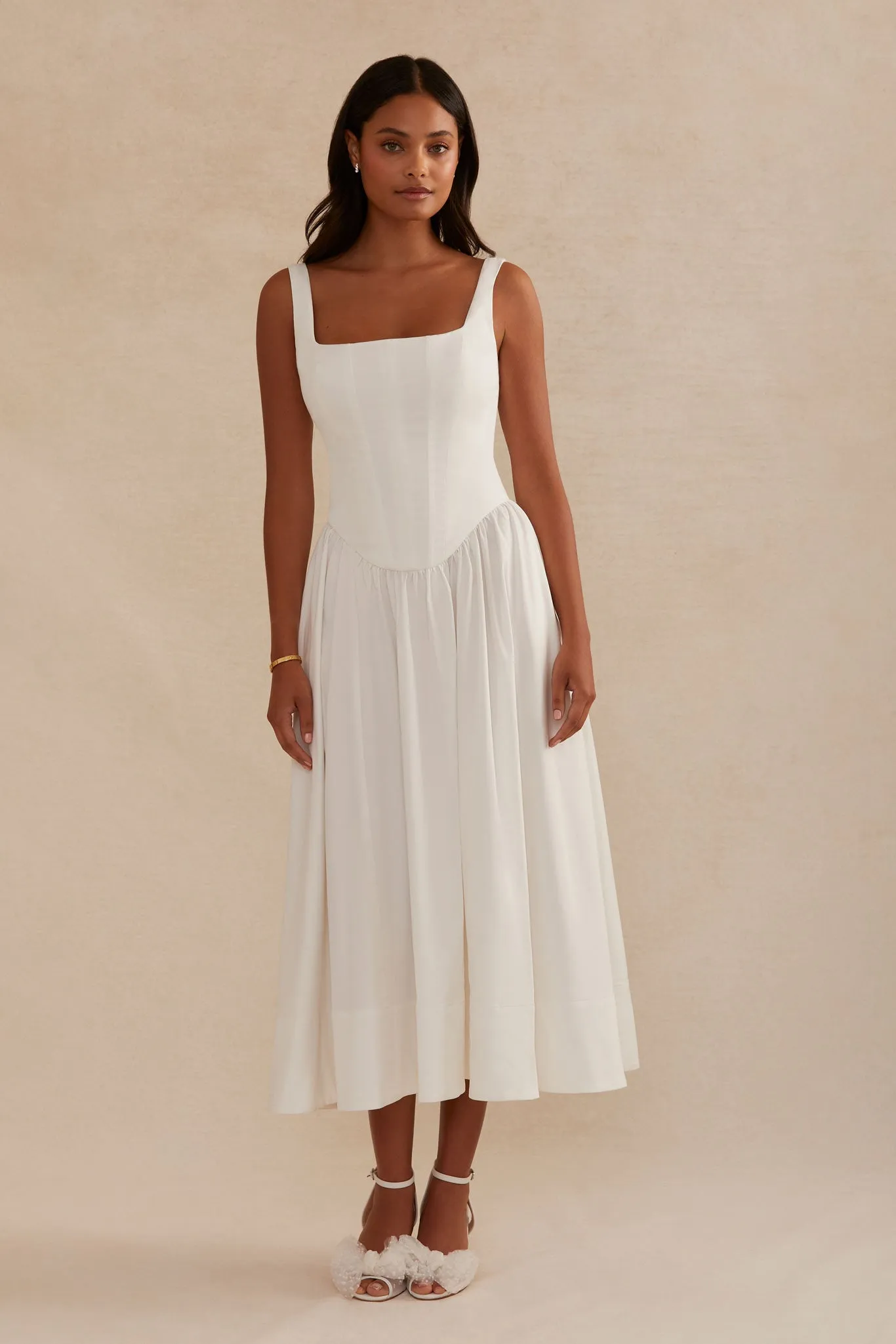 Lauren Dress - White sold by Birdy Grey product image thumbnail 4