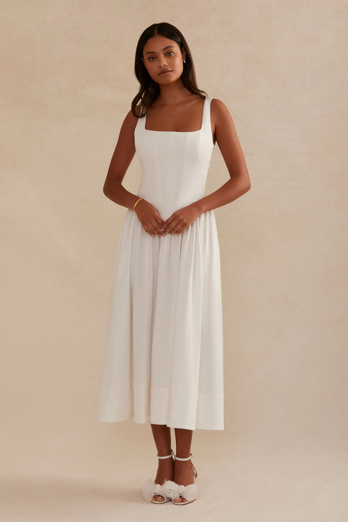 Lauren Dress - White sold by Birdy Grey product image thumbnail 5