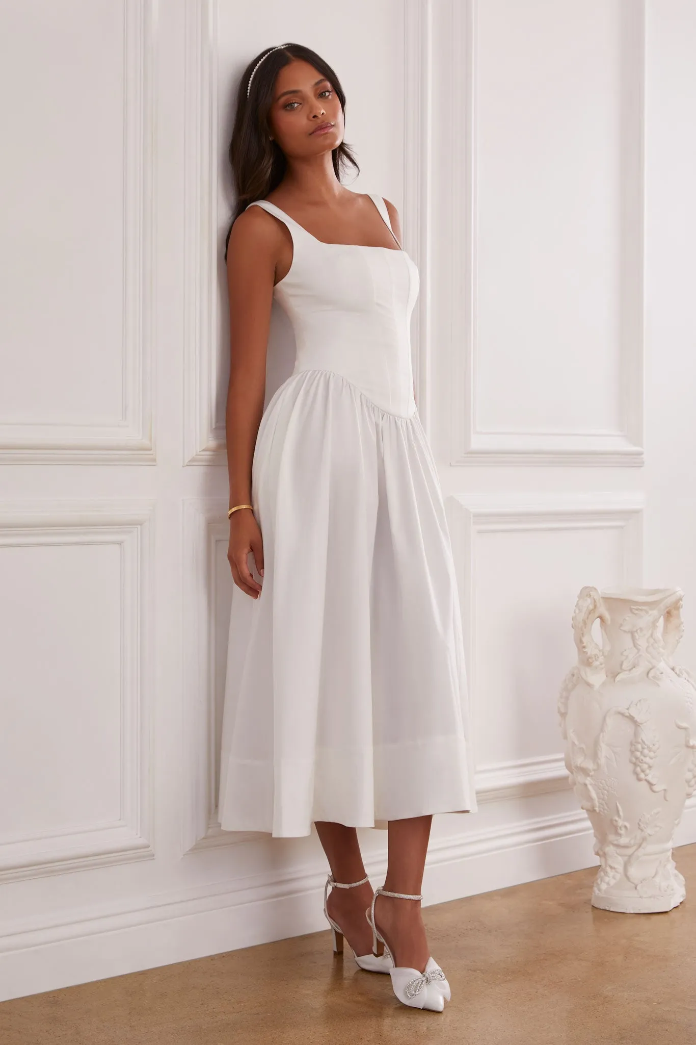 Lauren Dress - White sold by Birdy Grey product image thumbnail 2