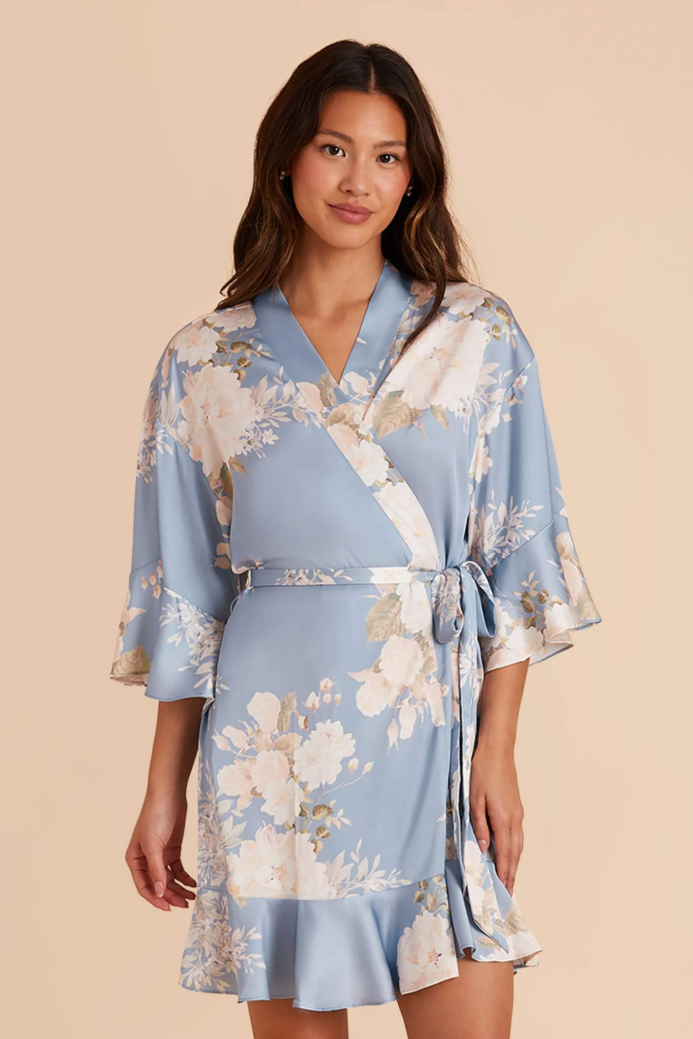 Kenny Robe - Dusty Blue Romantic Bouquet sold by Birdy Grey product image thumbnail 4
