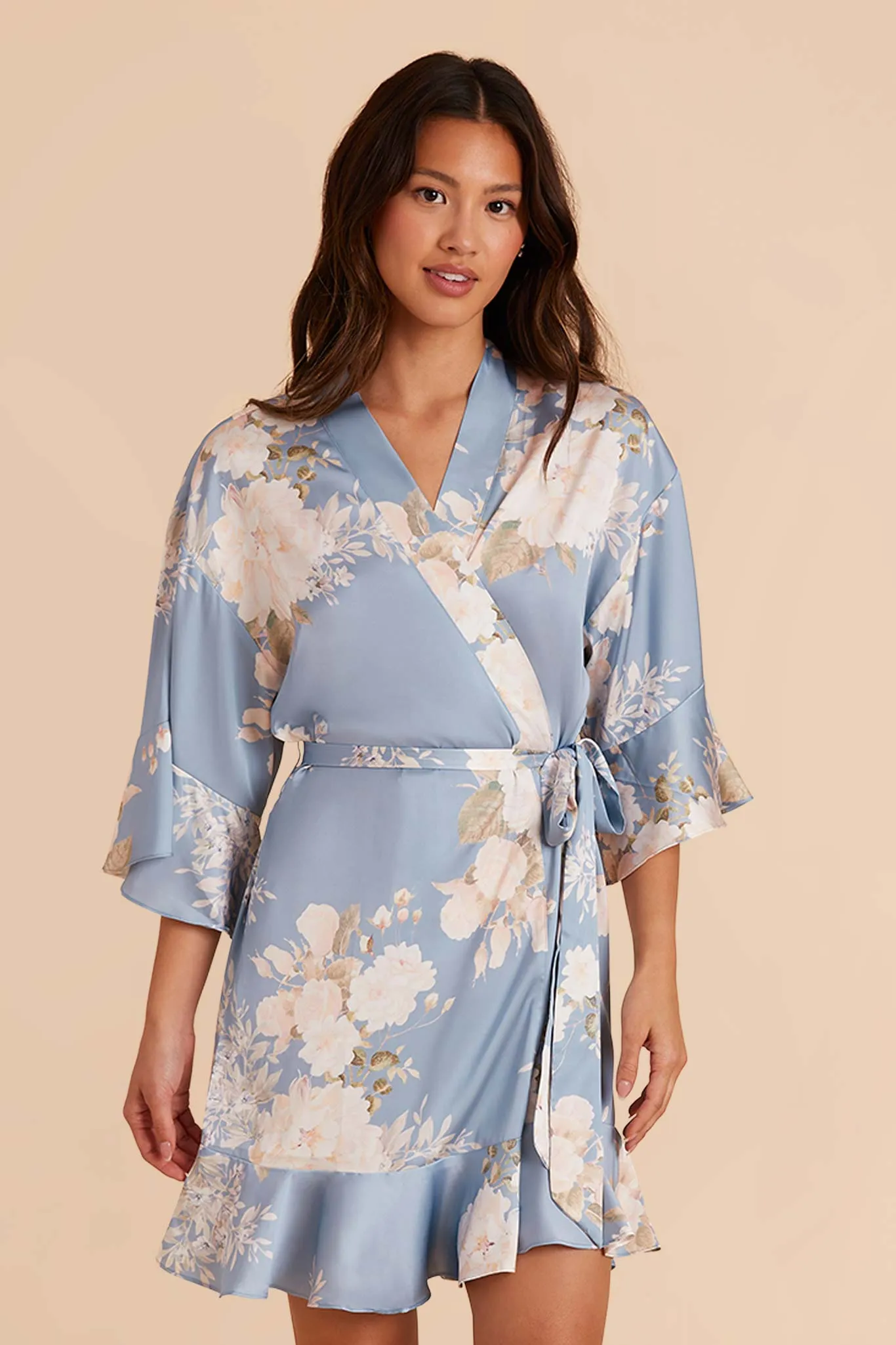 Kenny Robe - Dusty Blue Romantic Bouquet sold by Birdy Grey product image thumbnail 5