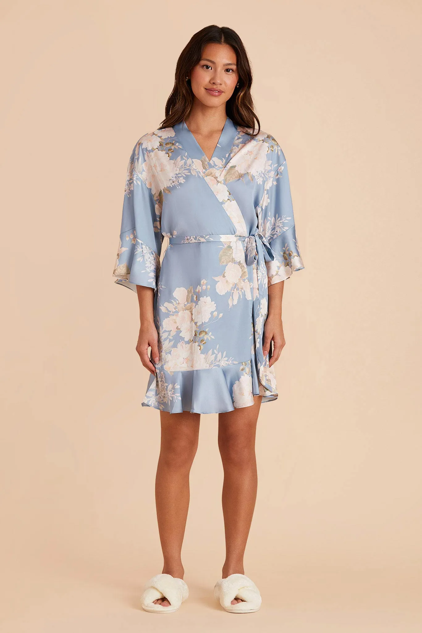 Kenny Robe - Dusty Blue Romantic Bouquet sold by Birdy Grey product image thumbnail 3