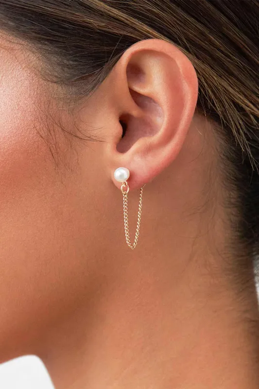 Dana Point Earrings - Gold sold by Birdy Grey