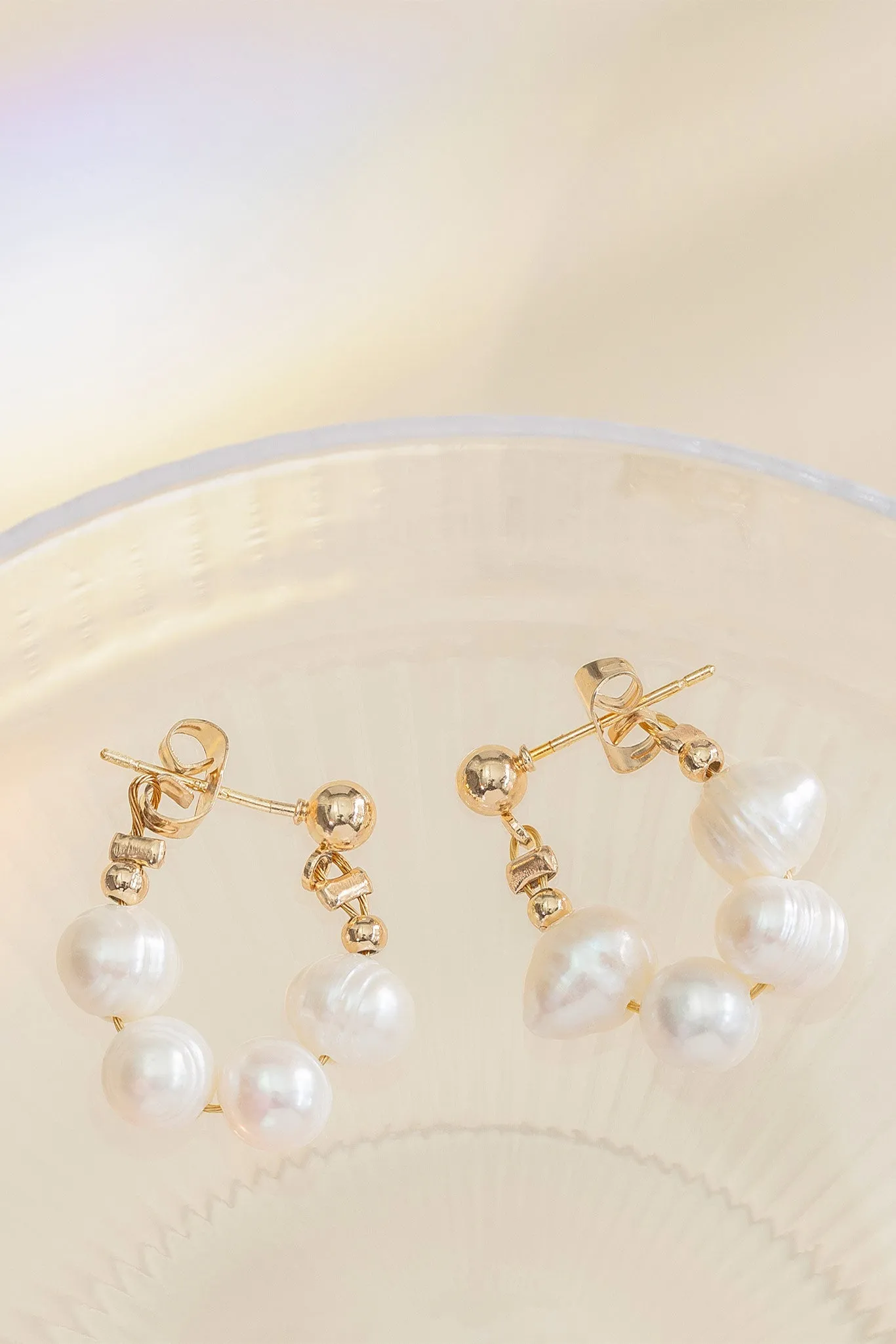 Vancouver Earrings - Gold sold by Birdy Grey