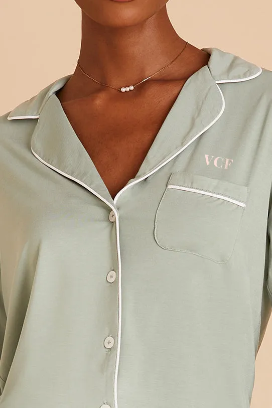 Jenna Bamboo Pajama Set - Sage sold by Birdy Grey product image thumbnail 2