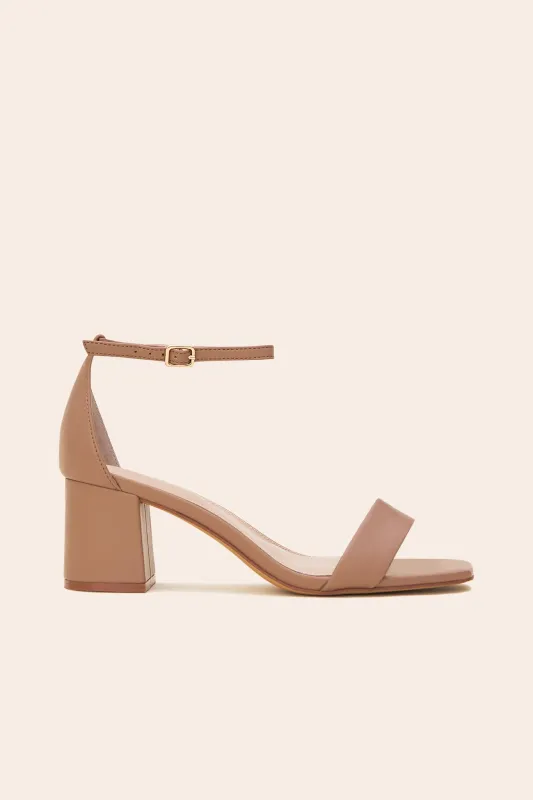 Natalie Heel - Mocha sold by Birdy Grey