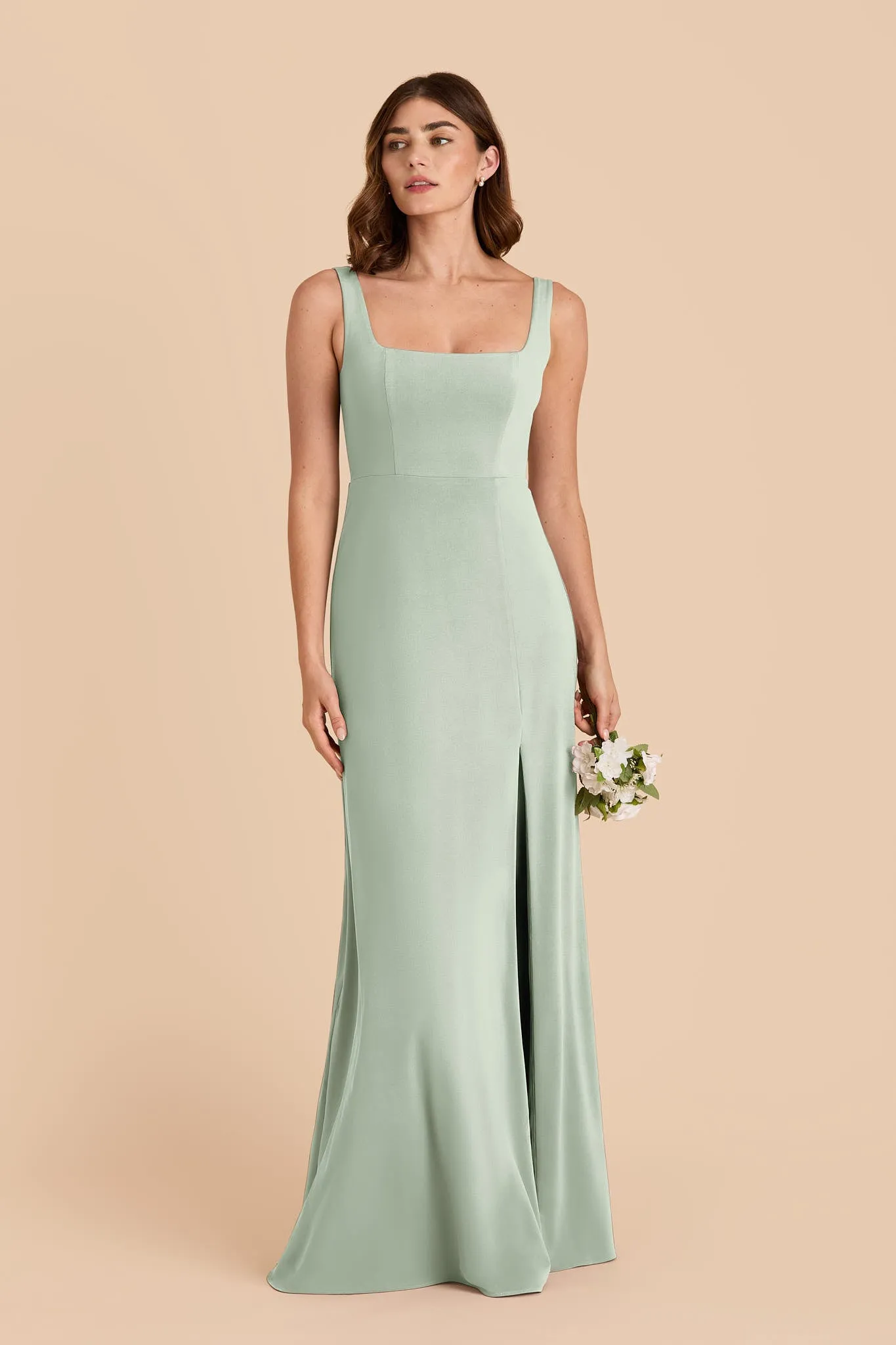 Alex Luxe Knit Dress - Sage sold by Birdy Grey product image thumbnail 3