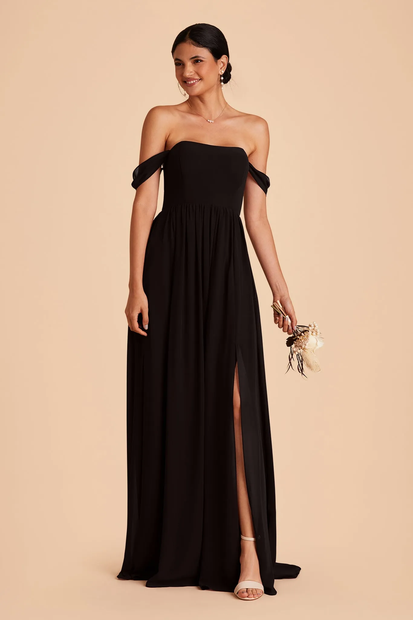 August Chiffon Dress - Black sold by Birdy Grey product image thumbnail 3