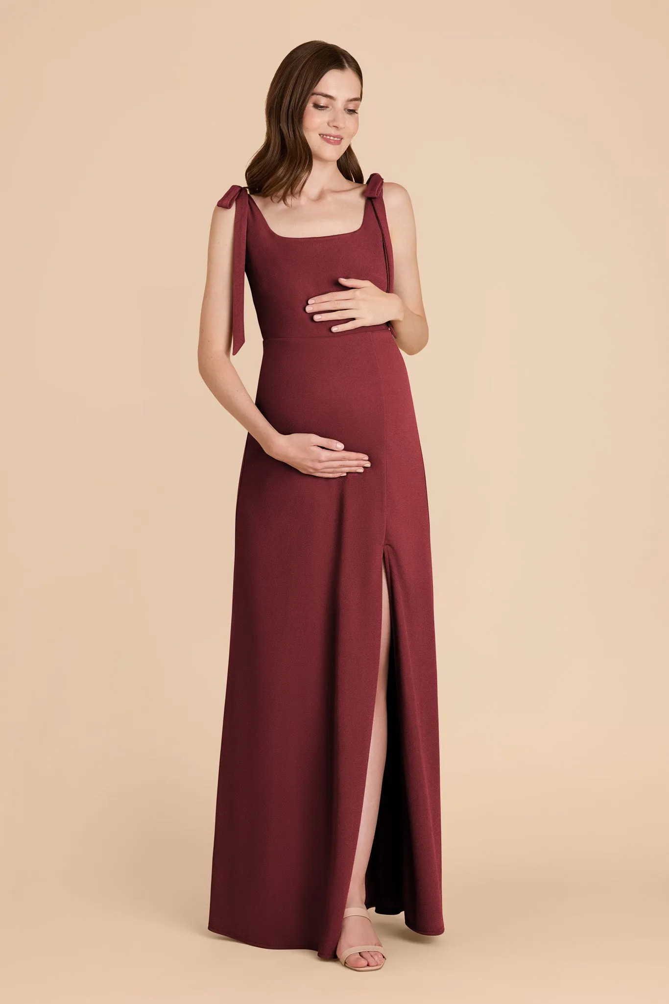 Alex Crepe Dress - Rosewood sold by Birdy Grey product image thumbnail 5