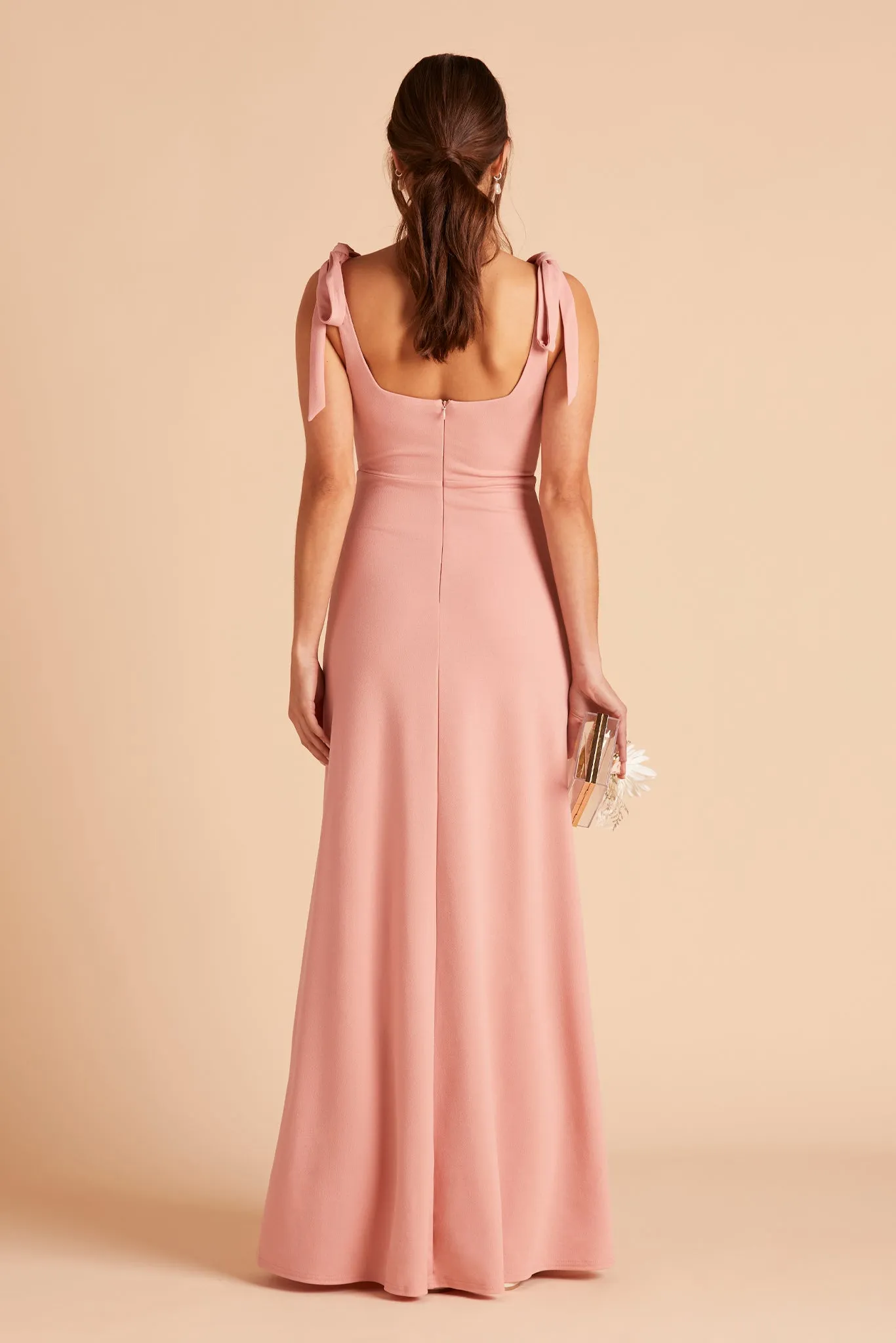Alex Crepe Dress - Dusty Rose sold by Birdy Grey product image thumbnail 5