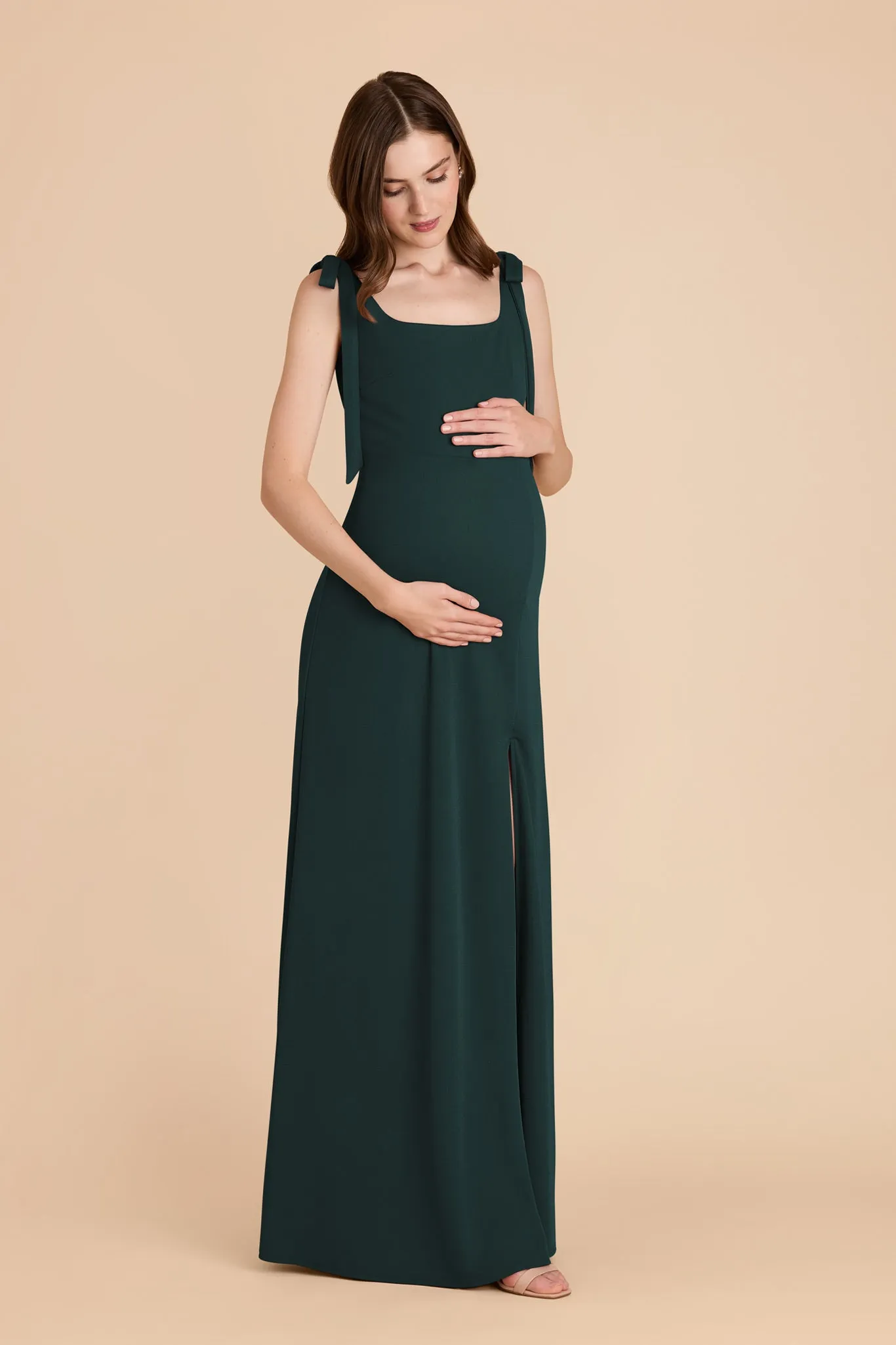 Alex Crepe Dress - Emerald sold by Birdy Grey product image thumbnail 2