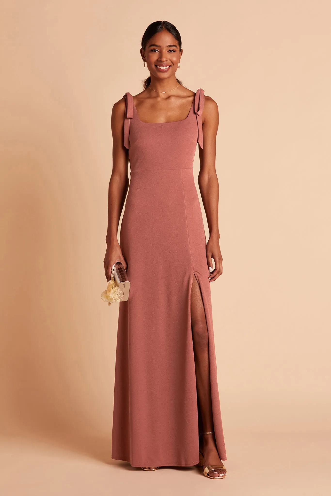 Alex Crepe Dress - Desert Rose sold by Birdy Grey product image thumbnail 4