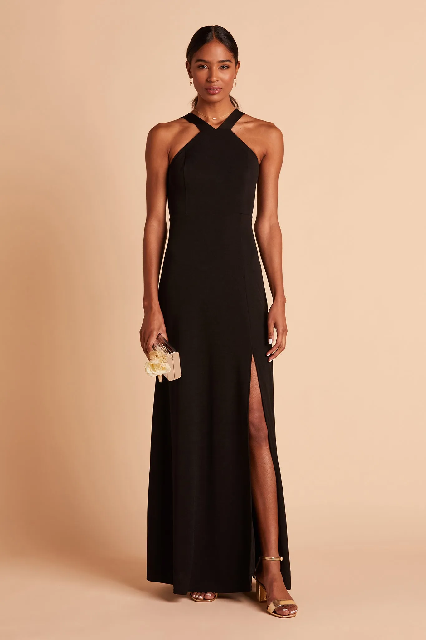 Gene Crepe Dress - Black sold by Birdy Grey product image thumbnail 3
