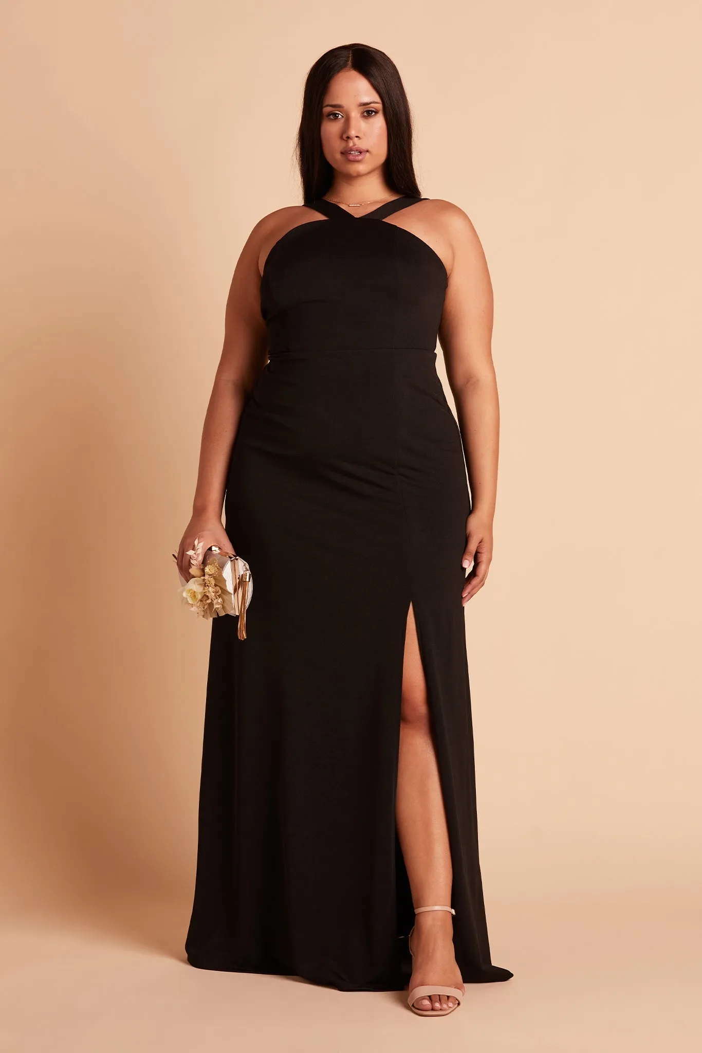 Gene Crepe Dress - Black sold by Birdy Grey product image thumbnail 2
