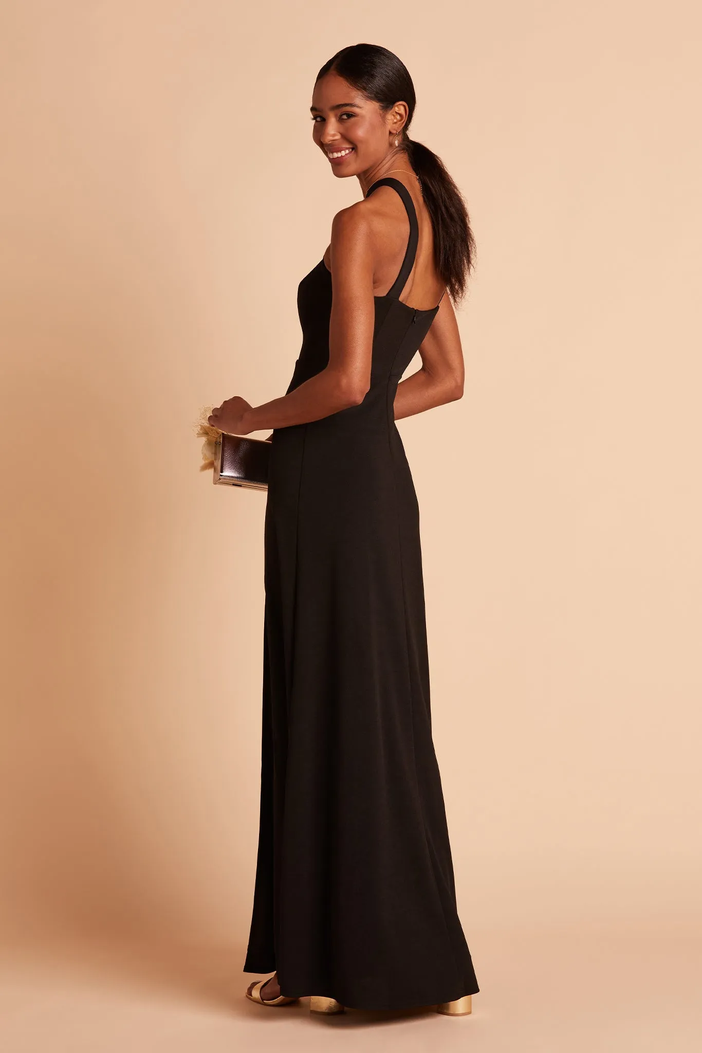 Gene Crepe Dress - Black sold by Birdy Grey product image thumbnail 5