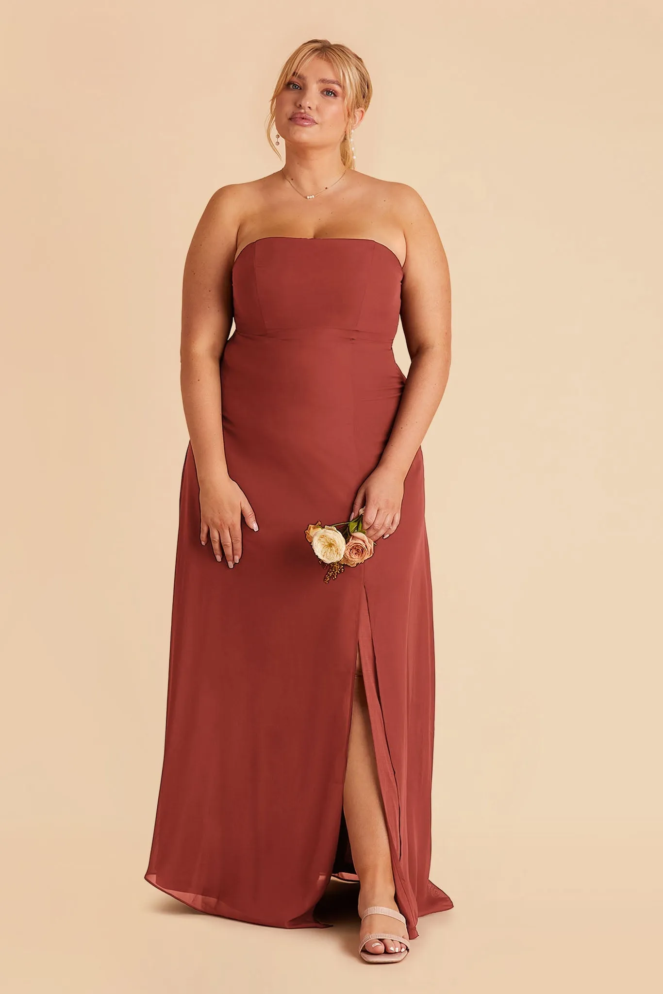 Chris Chiffon Dress - Spice sold by Birdy Grey product image thumbnail 2