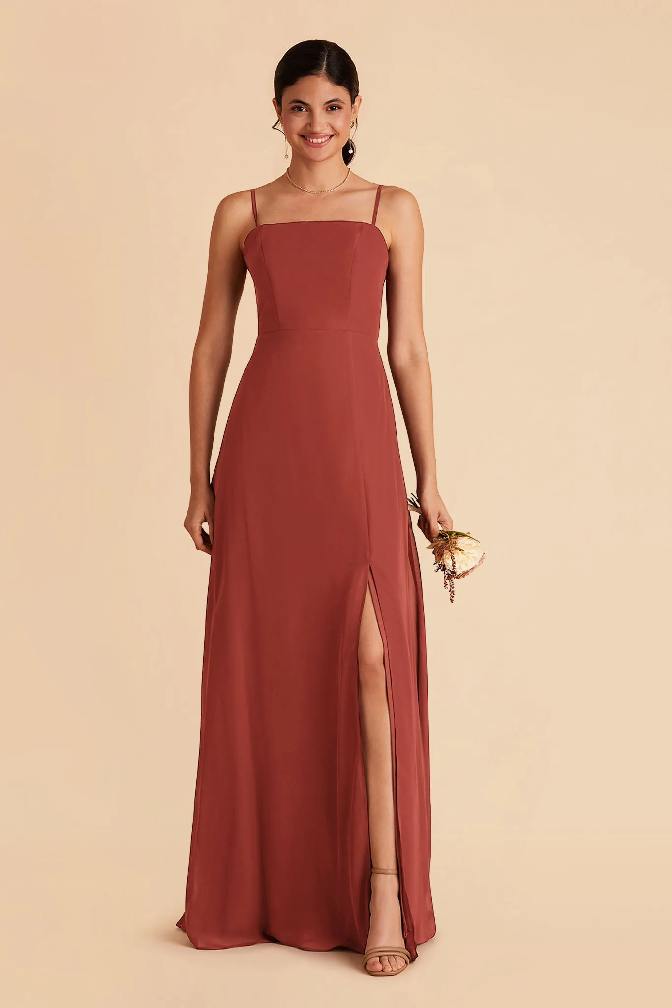 Chris Chiffon Dress - Spice sold by Birdy Grey product image thumbnail 4