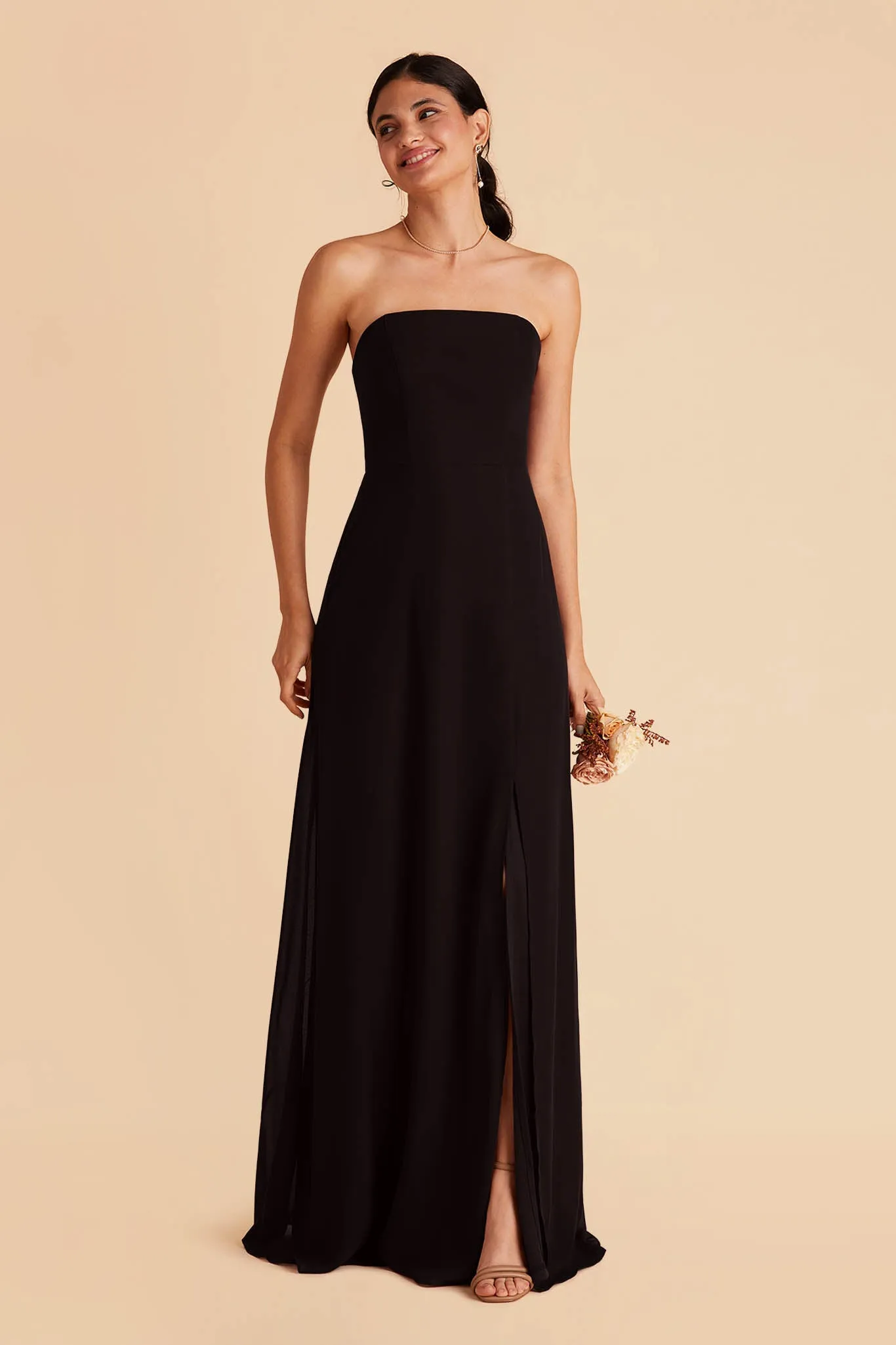 Chris Chiffon Dress - Black sold by Birdy Grey product image thumbnail 5