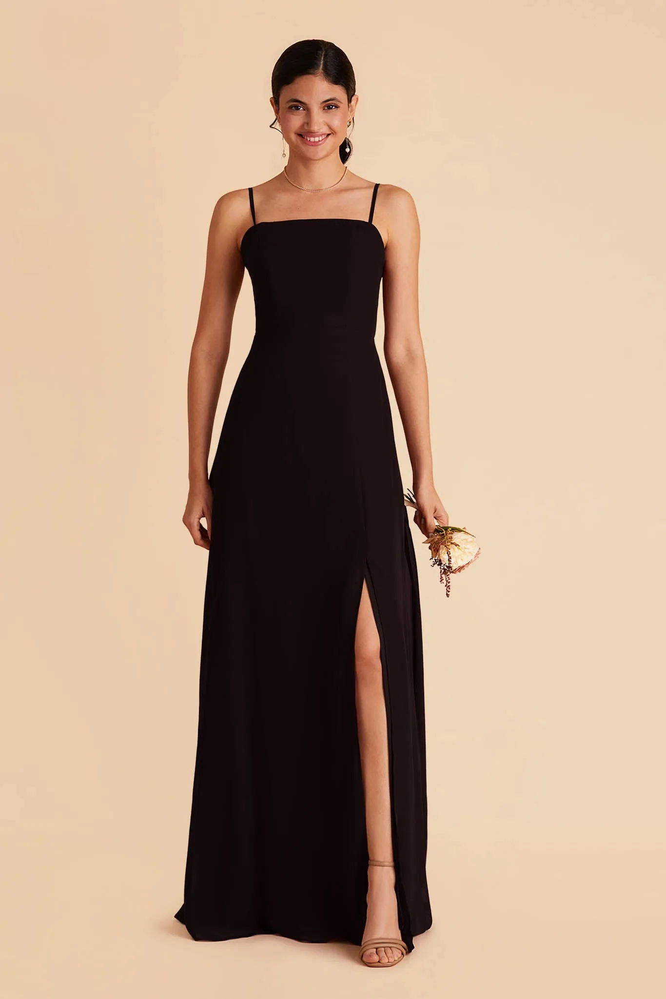 Chris Chiffon Dress - Black sold by Birdy Grey product image thumbnail 4