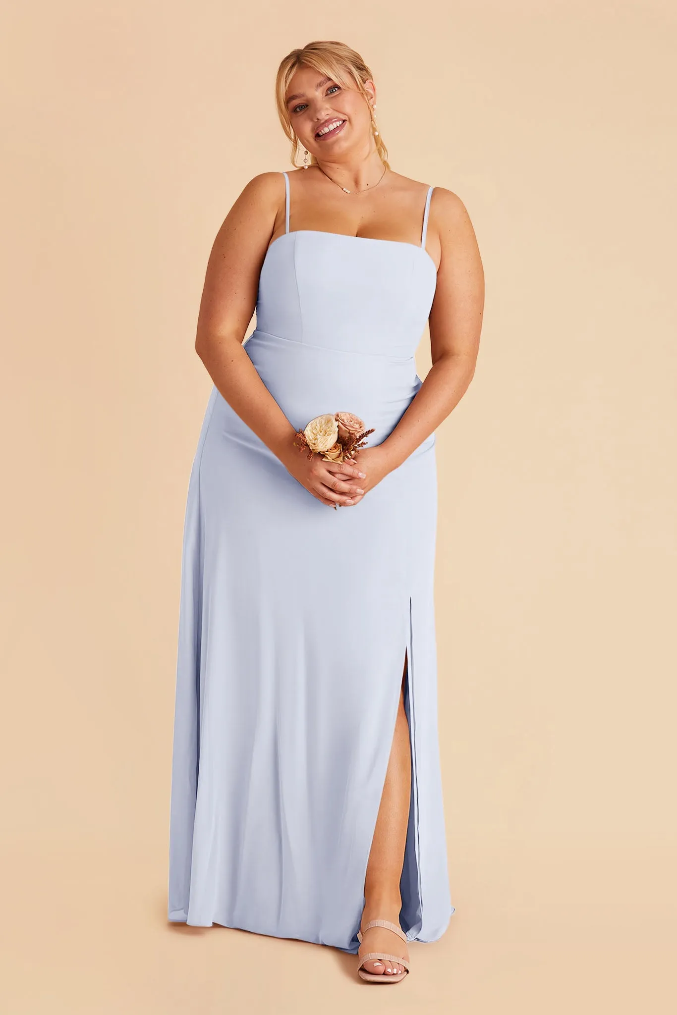 Chris Chiffon Dress - Ice Blue sold by Birdy Grey product image thumbnail 2