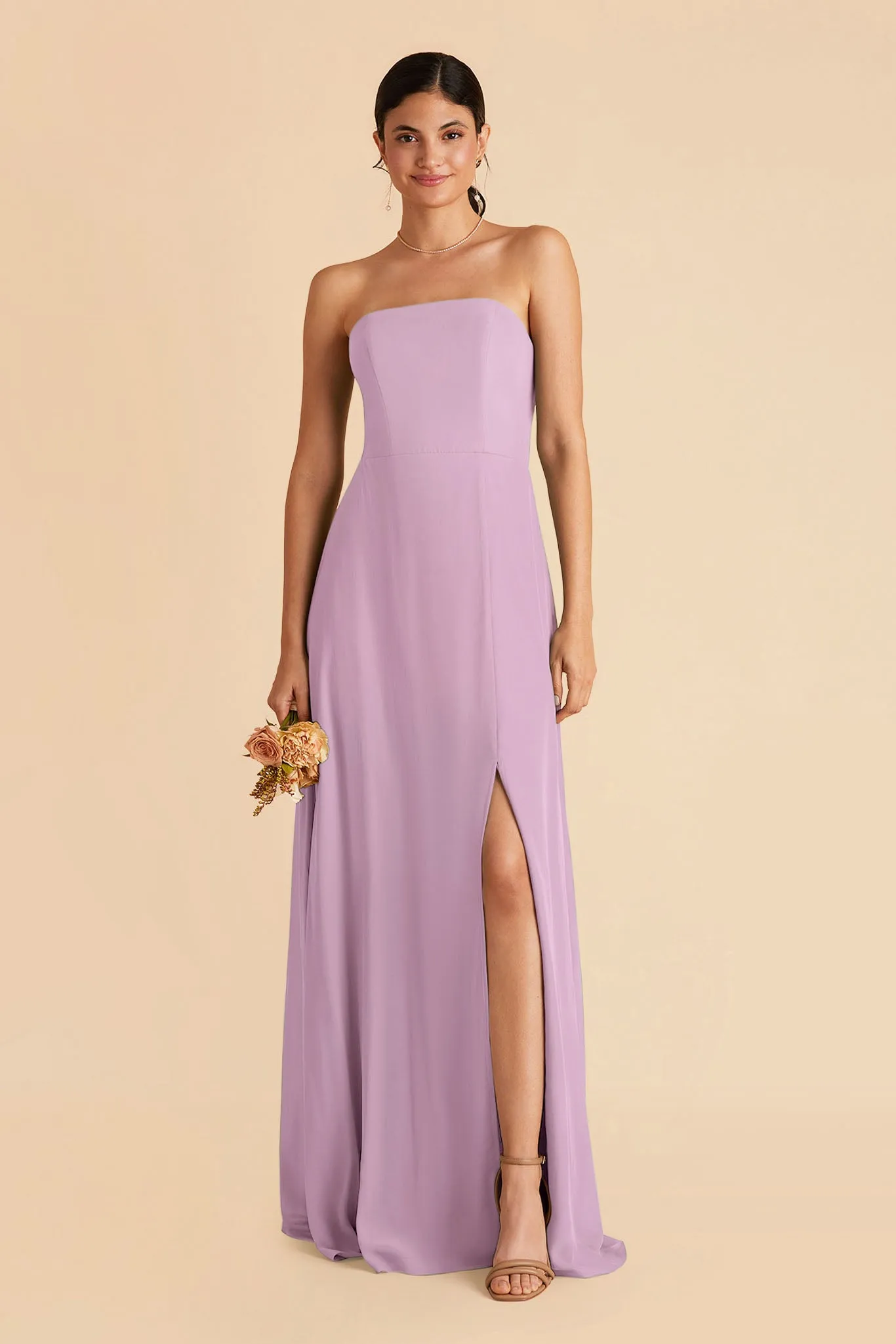 Chris Chiffon Dress - Lavender sold by Birdy Grey product image thumbnail 5