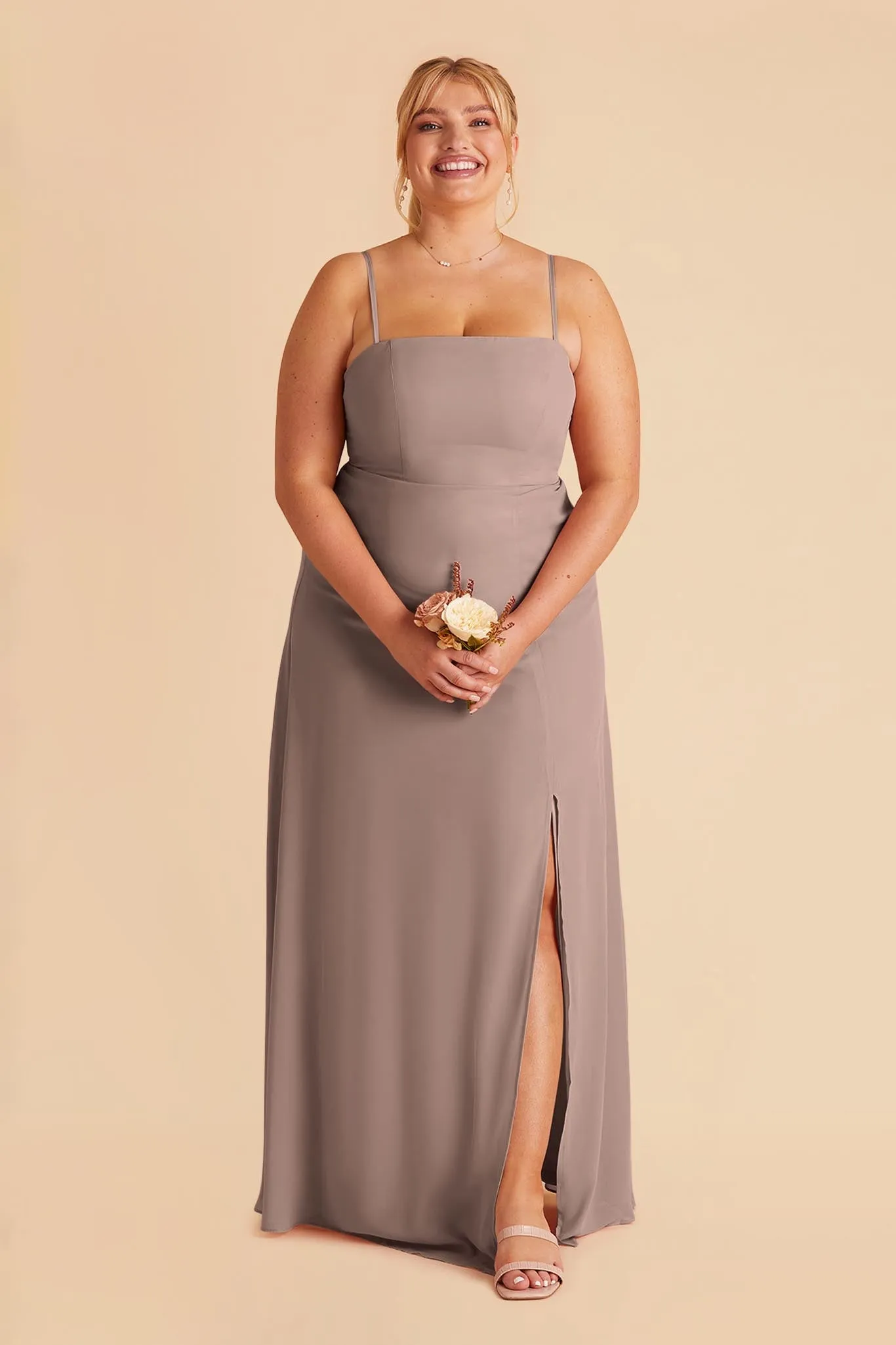 Chris Chiffon Dress - Toffee sold by Birdy Grey product image thumbnail 2