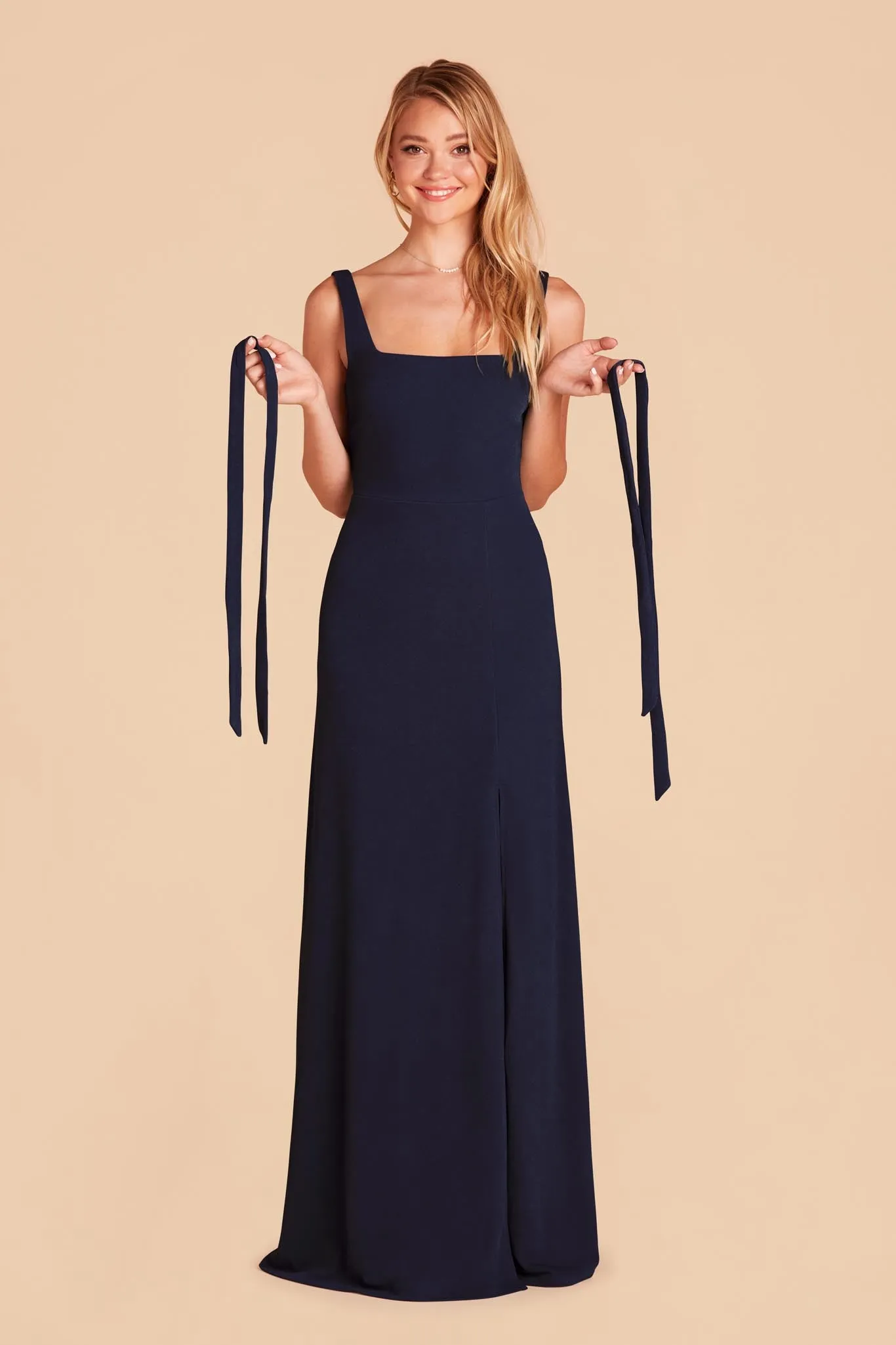 Alex Crepe Dress - Navy sold by Birdy Grey product image thumbnail 4