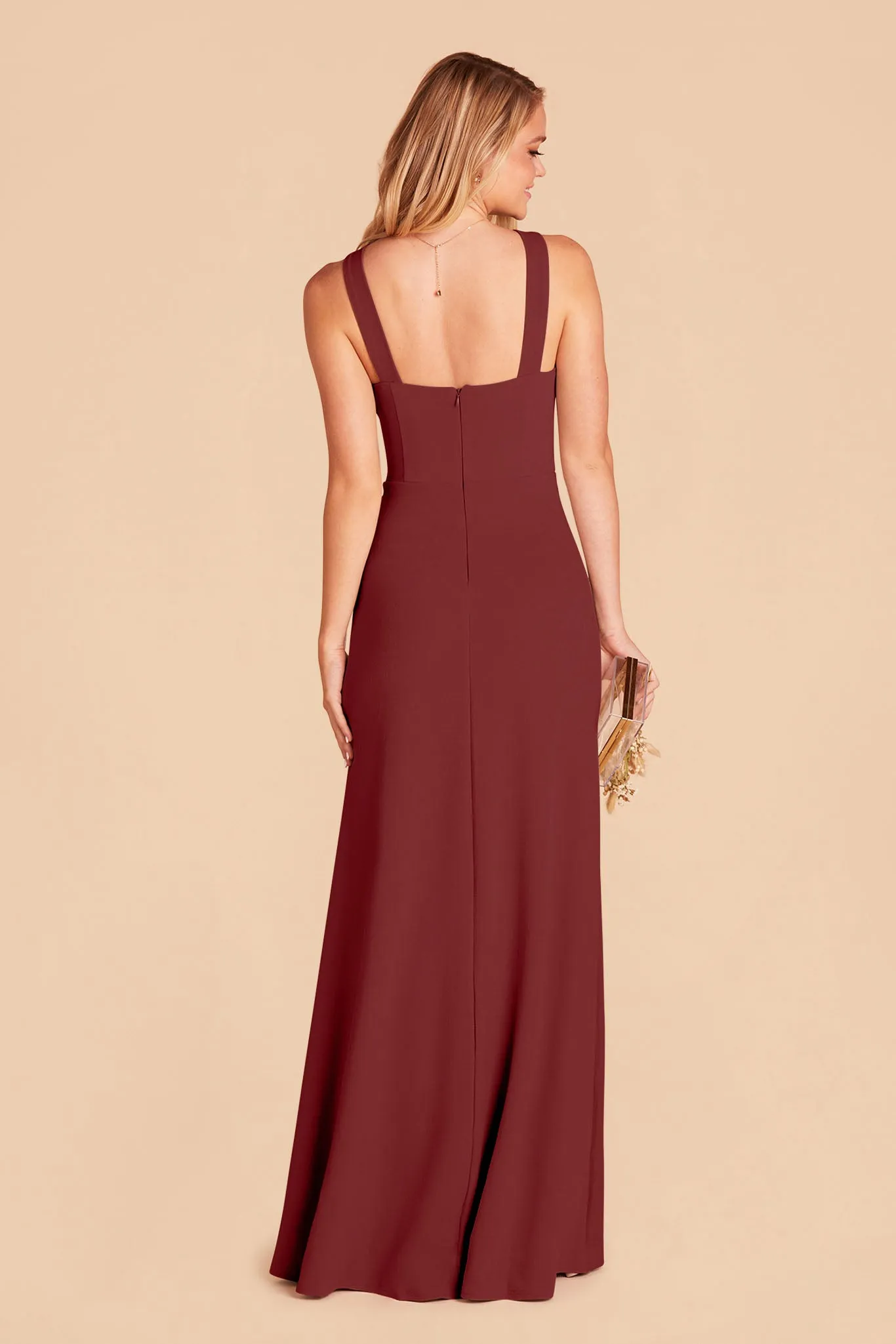 Gene Crepe Dress - Rosewood sold by Birdy Grey product image thumbnail 5