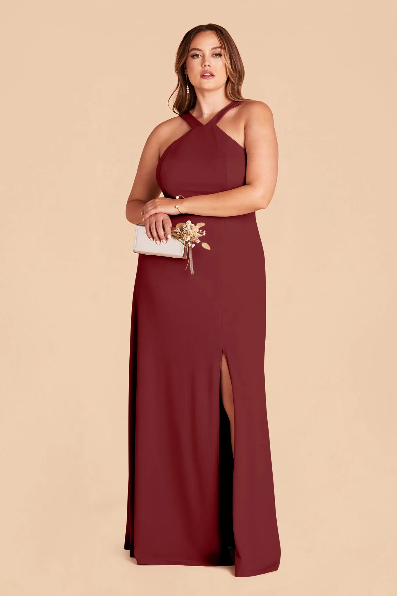 Gene Crepe Dress - Rosewood sold by Birdy Grey product image thumbnail 2