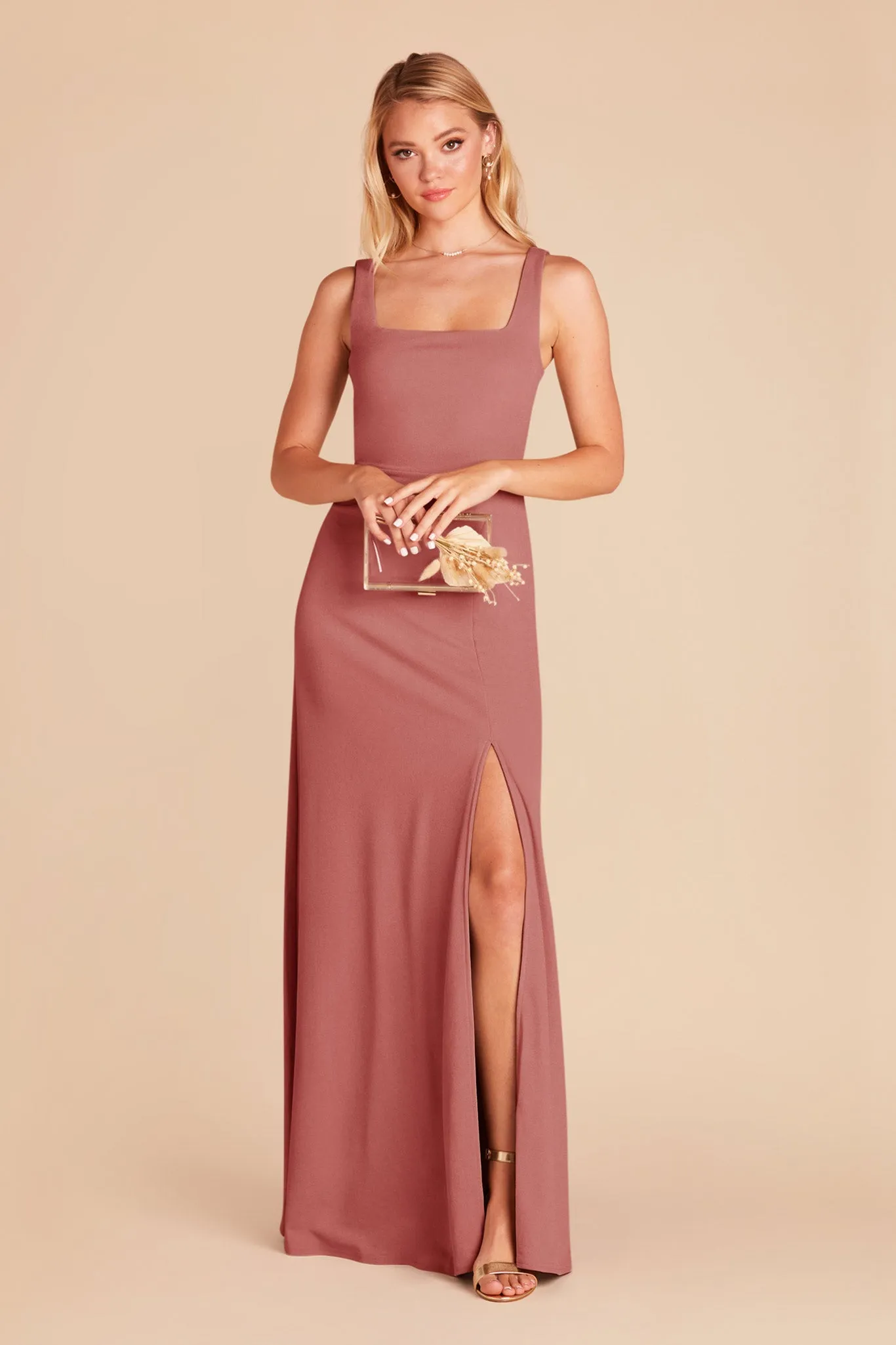 Alex Crepe Dress - Mulberry sold by Birdy Grey product image thumbnail 4