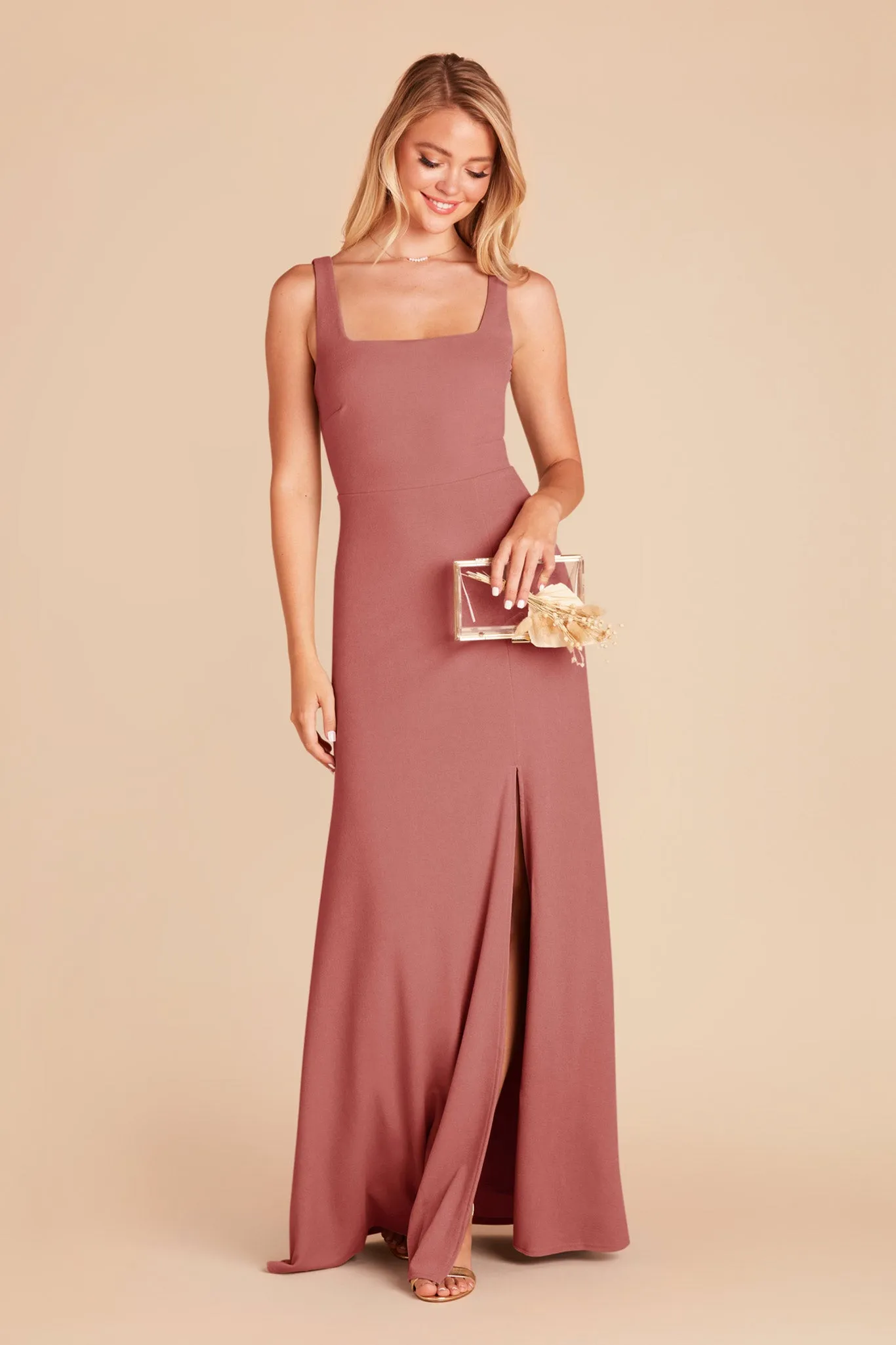 Alex Crepe Dress - Mulberry sold by Birdy Grey product image thumbnail 3