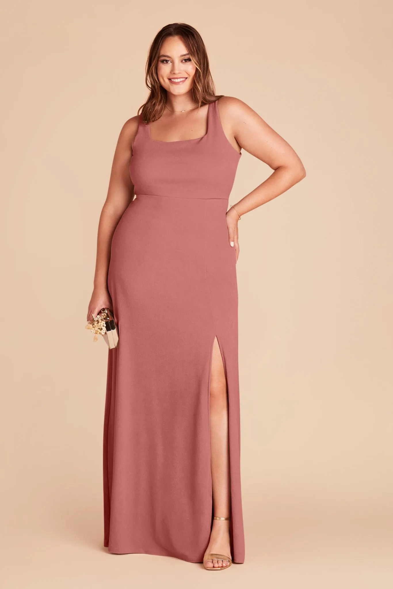 Alex Crepe Dress - Mulberry sold by Birdy Grey product image thumbnail 2