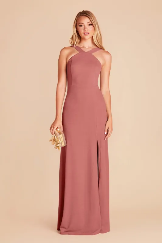 Gene Crepe Dress - Mulberry sold by Birdy Grey