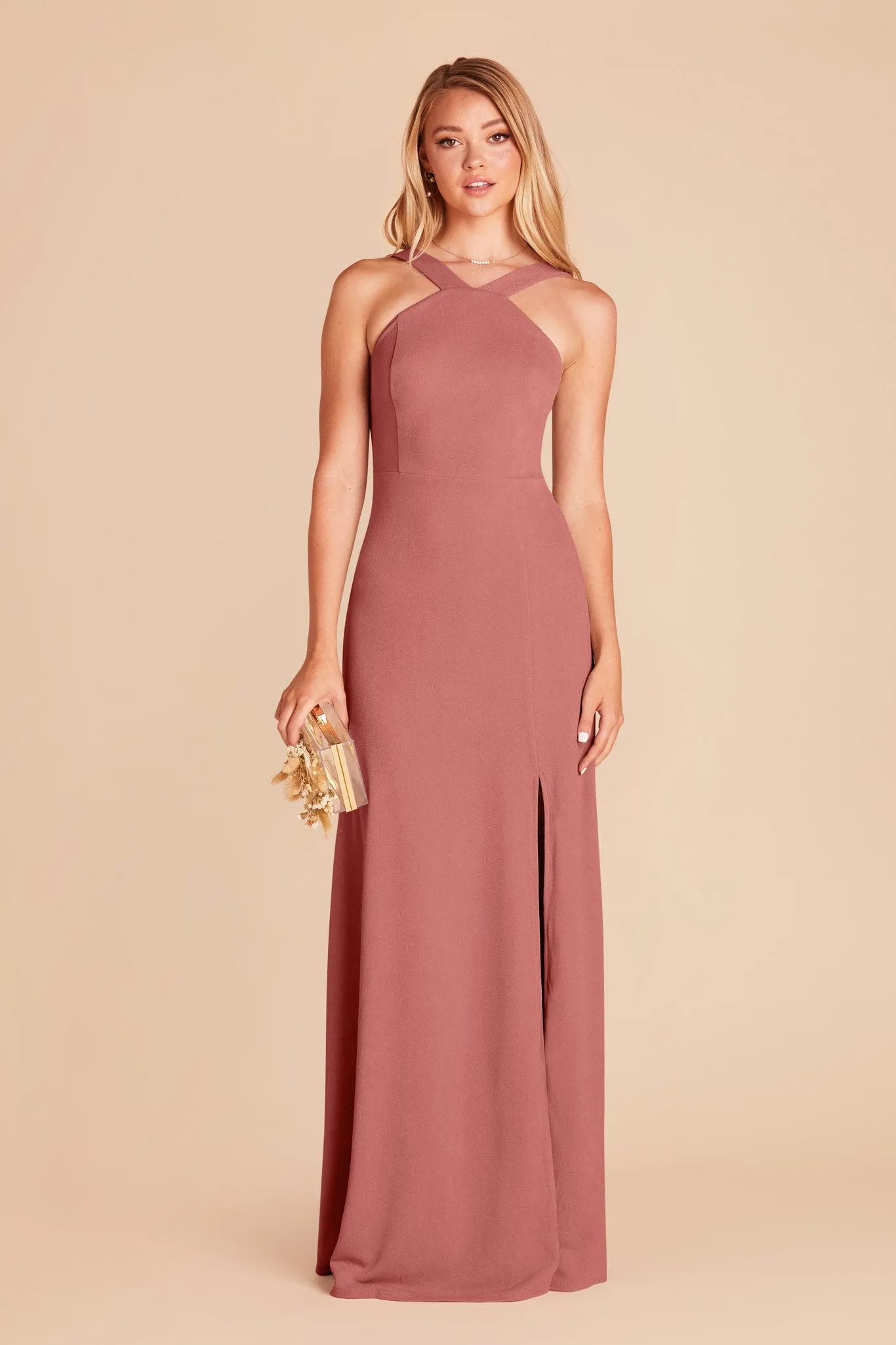 Gene Crepe Dress - Mulberry sold by Birdy Grey