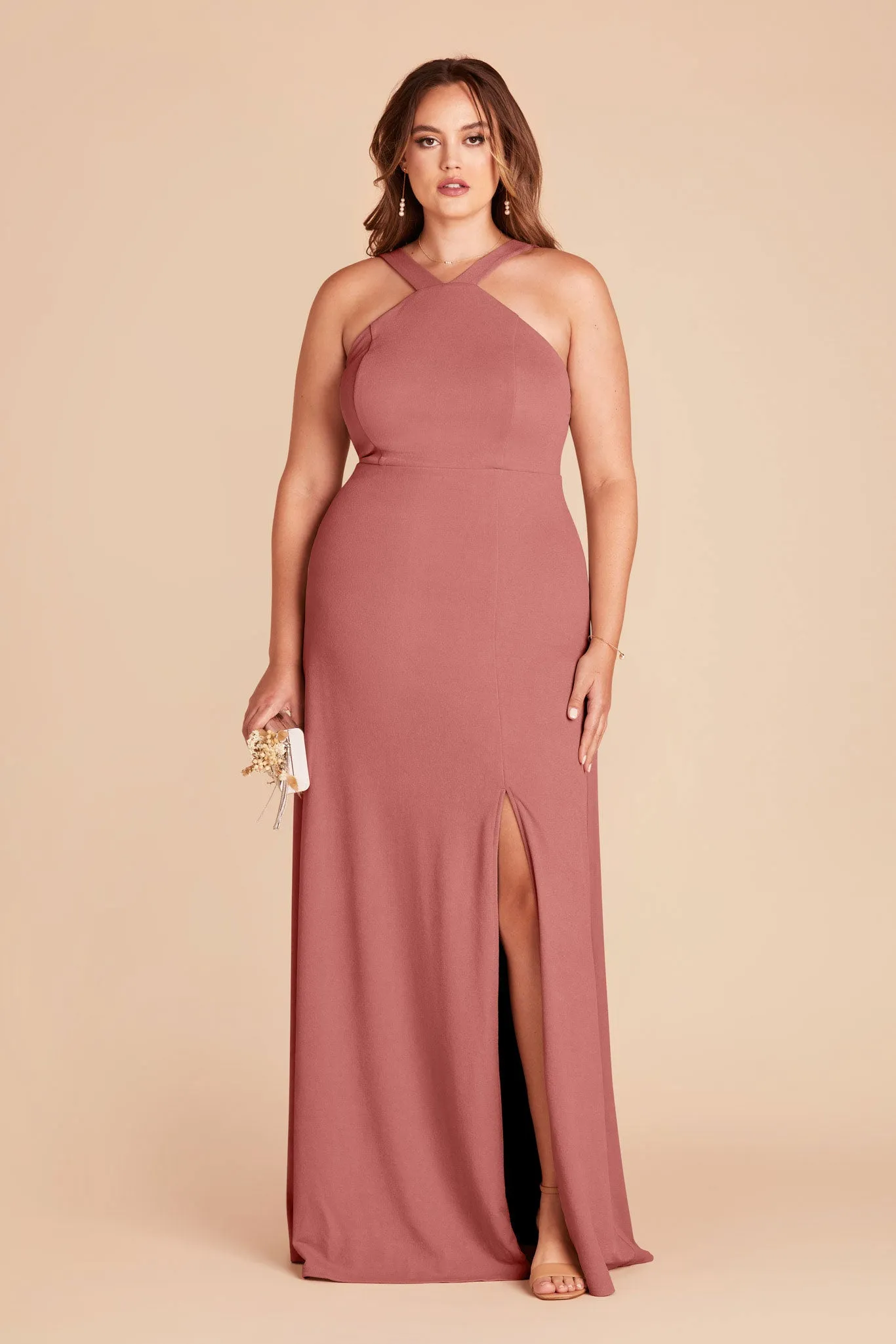 Gene Crepe Dress - Mulberry sold by Birdy Grey product image thumbnail 2