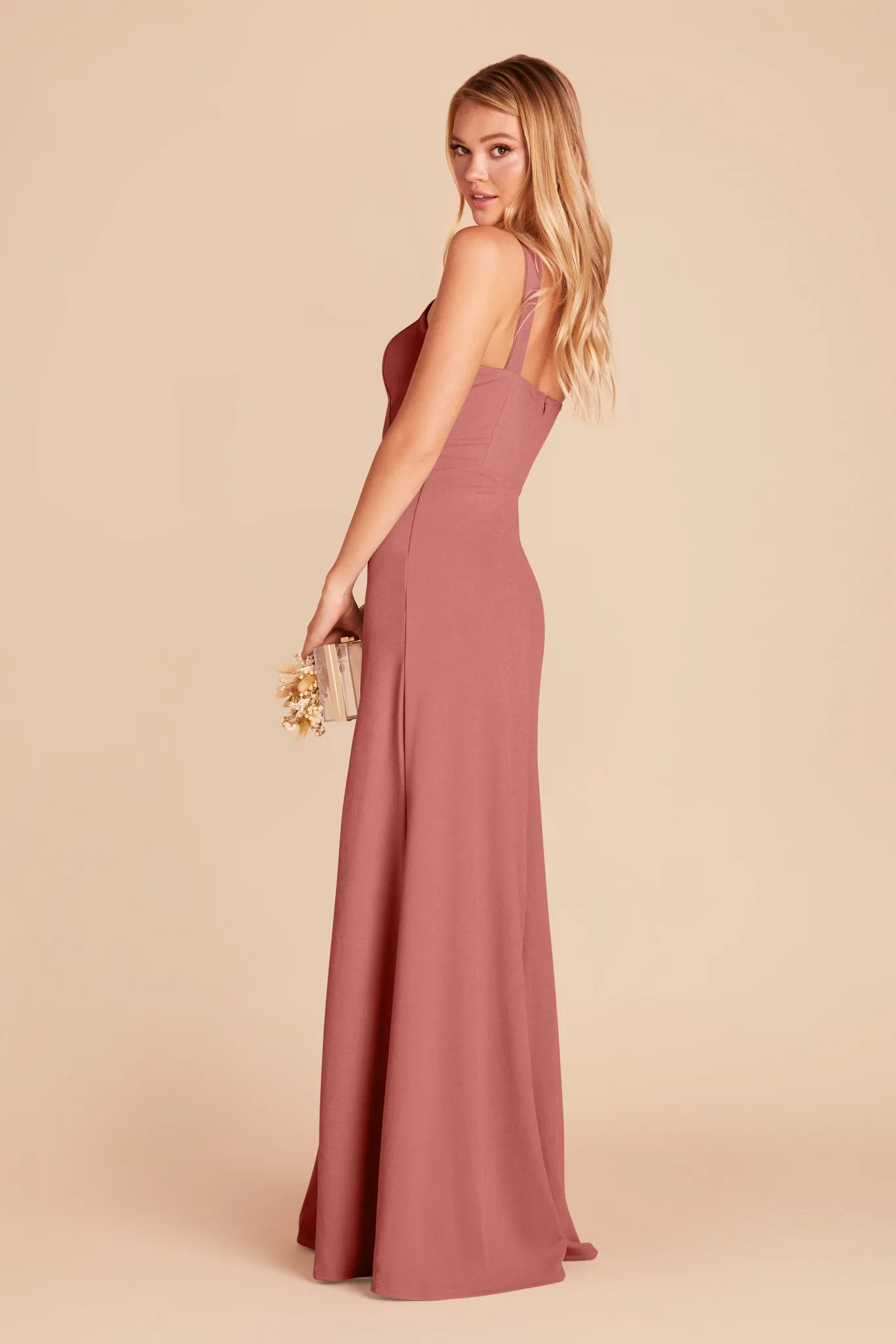 Gene Crepe Dress - Mulberry sold by Birdy Grey product image thumbnail 4