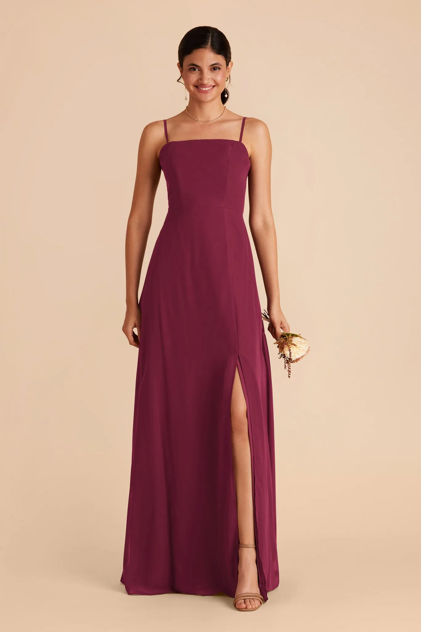 Chris Chiffon Dress - Berry sold by Birdy Grey product image thumbnail 3