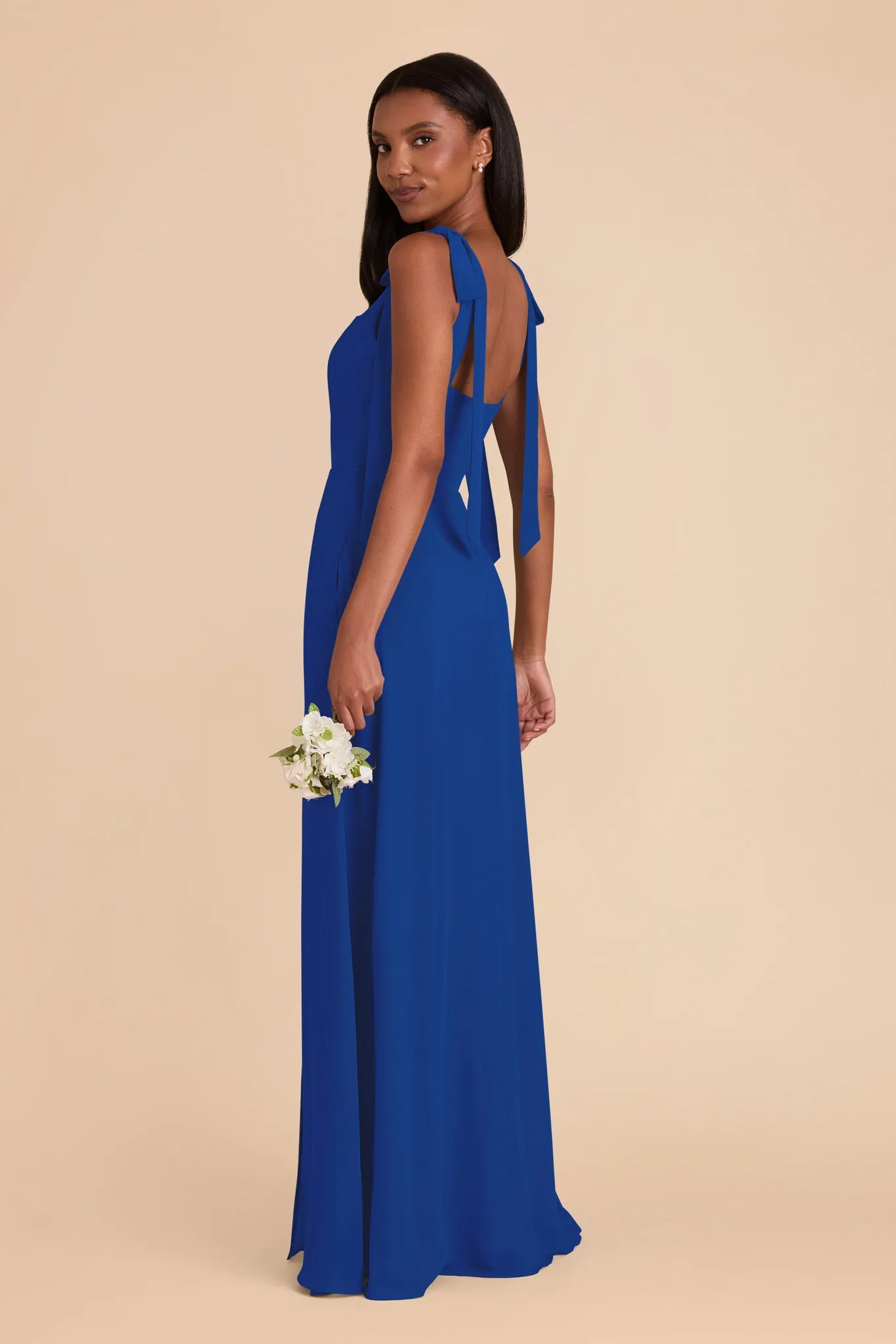 Alex Chiffon Dress - Cobalt Blue sold by Birdy Grey product image thumbnail 5
