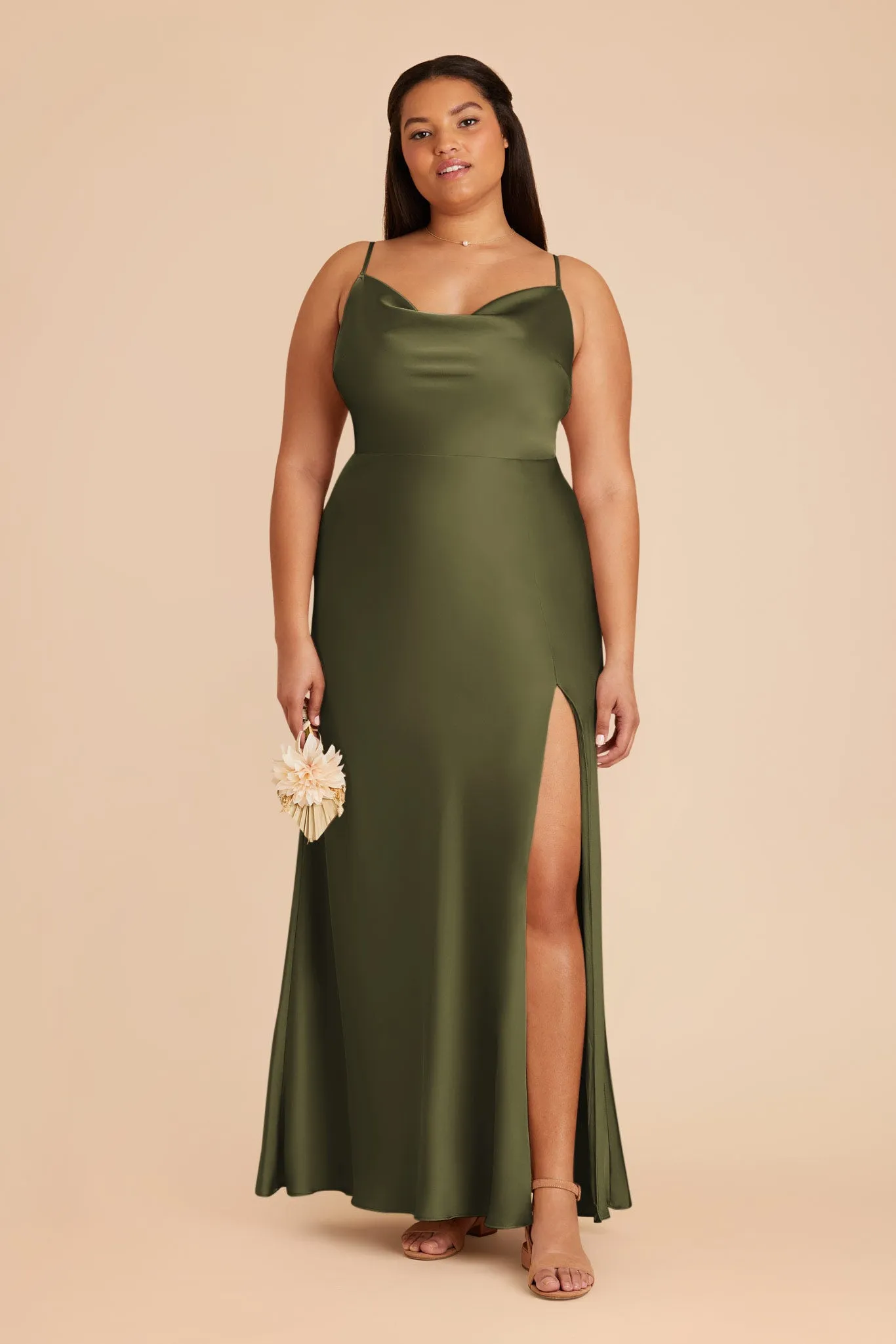 Lisa Matte Satin Dress - Martini sold by Birdy Grey product image thumbnail 2