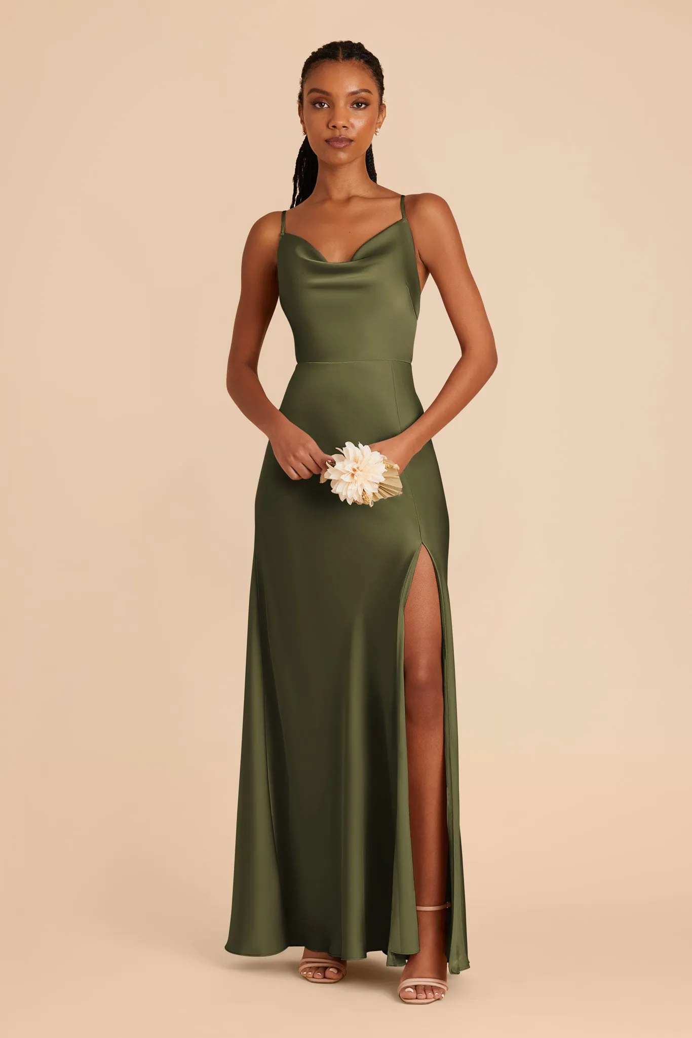 Lisa Matte Satin Dress - Martini sold by Birdy Grey product image thumbnail 3