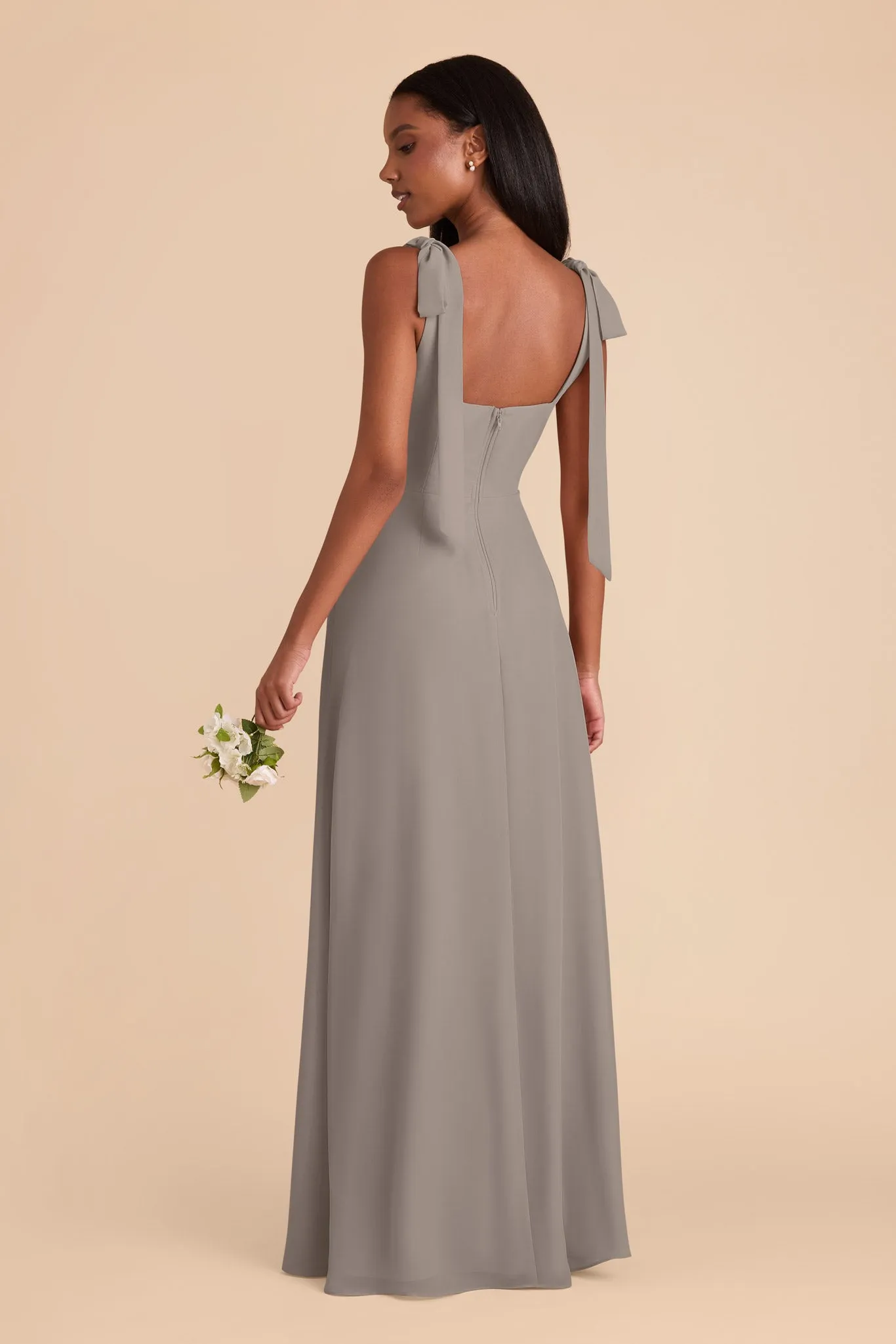 Alex Chiffon Dress - Silver sold by Birdy Grey product image thumbnail 5